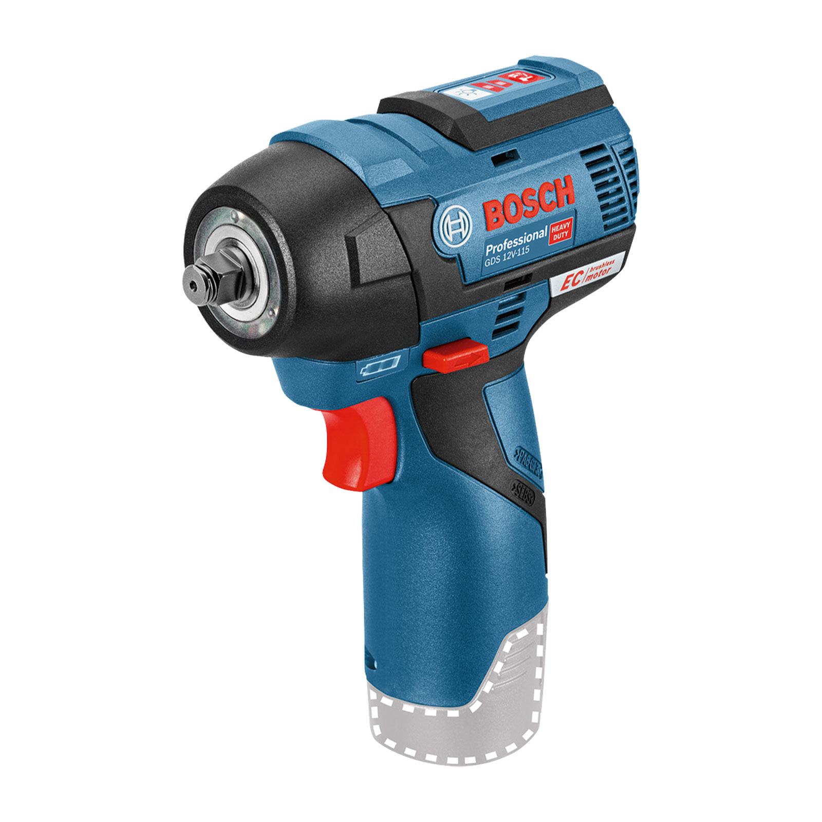 Bosch Professional Akku-Drehschlagschrauber GDS 12V-115, Solo Version Bosch Professional Akku-Drehschlagschrauber GDS 12V-115, Solo Version