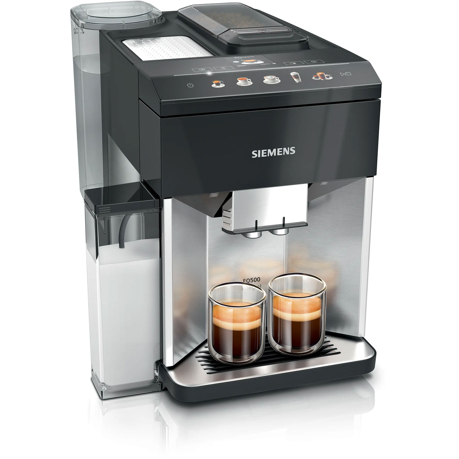 Siemens TQ517D03 Kaffeevollautomat (integral) EQ.500 Edelstahl / schwarz Siemens TQ517D03 Kaffeevollautomat (integral) EQ.500 Edelstahl / schwarz