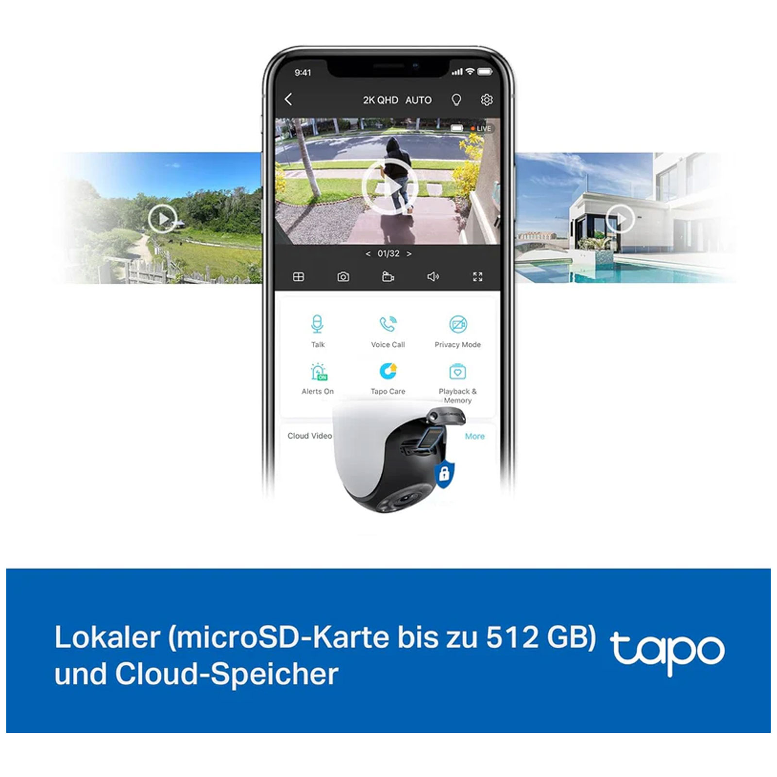 TAPO C520WS CAM - OUTD/IND