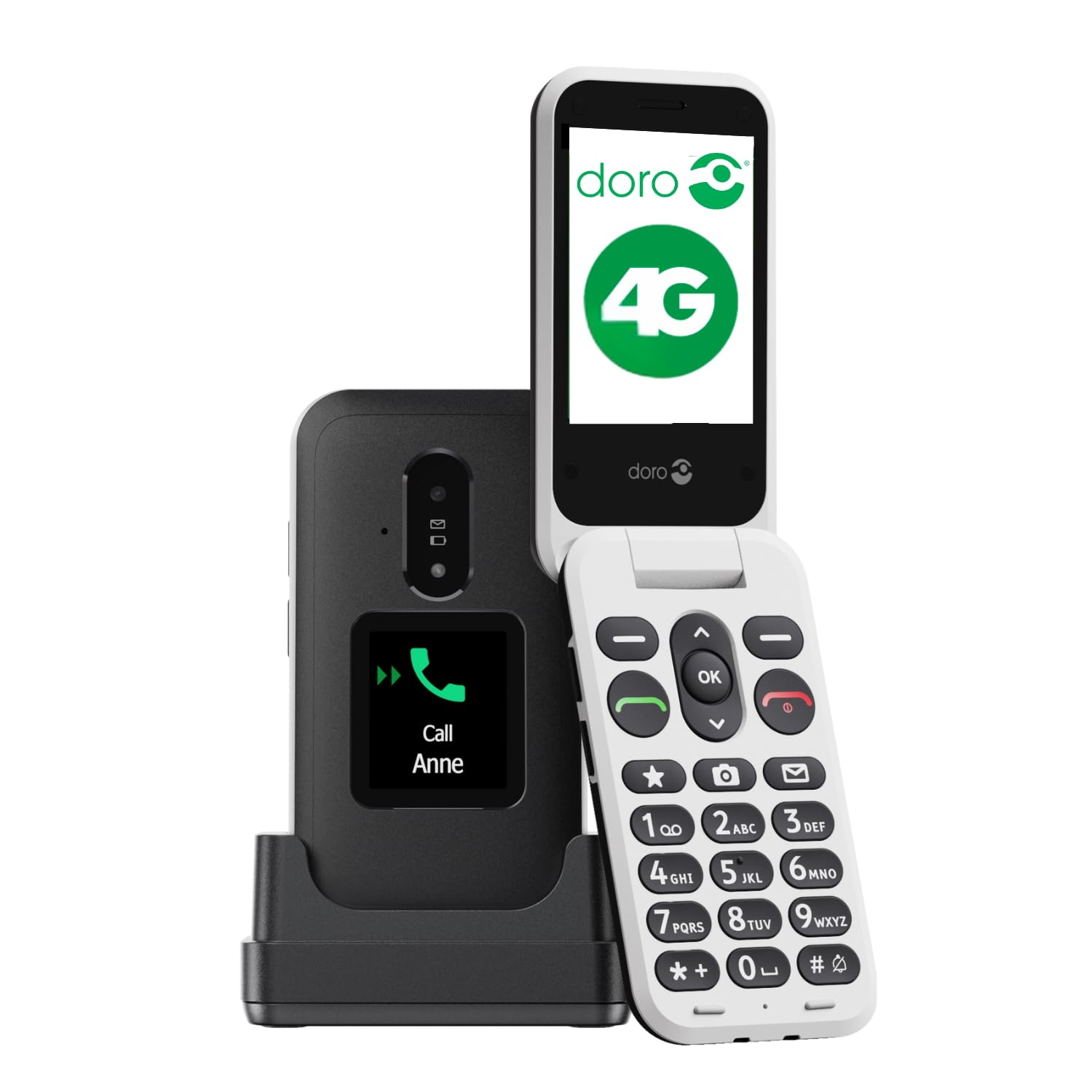 Doro Leva E30 - 4G Klapptelefon für ältere Menschen