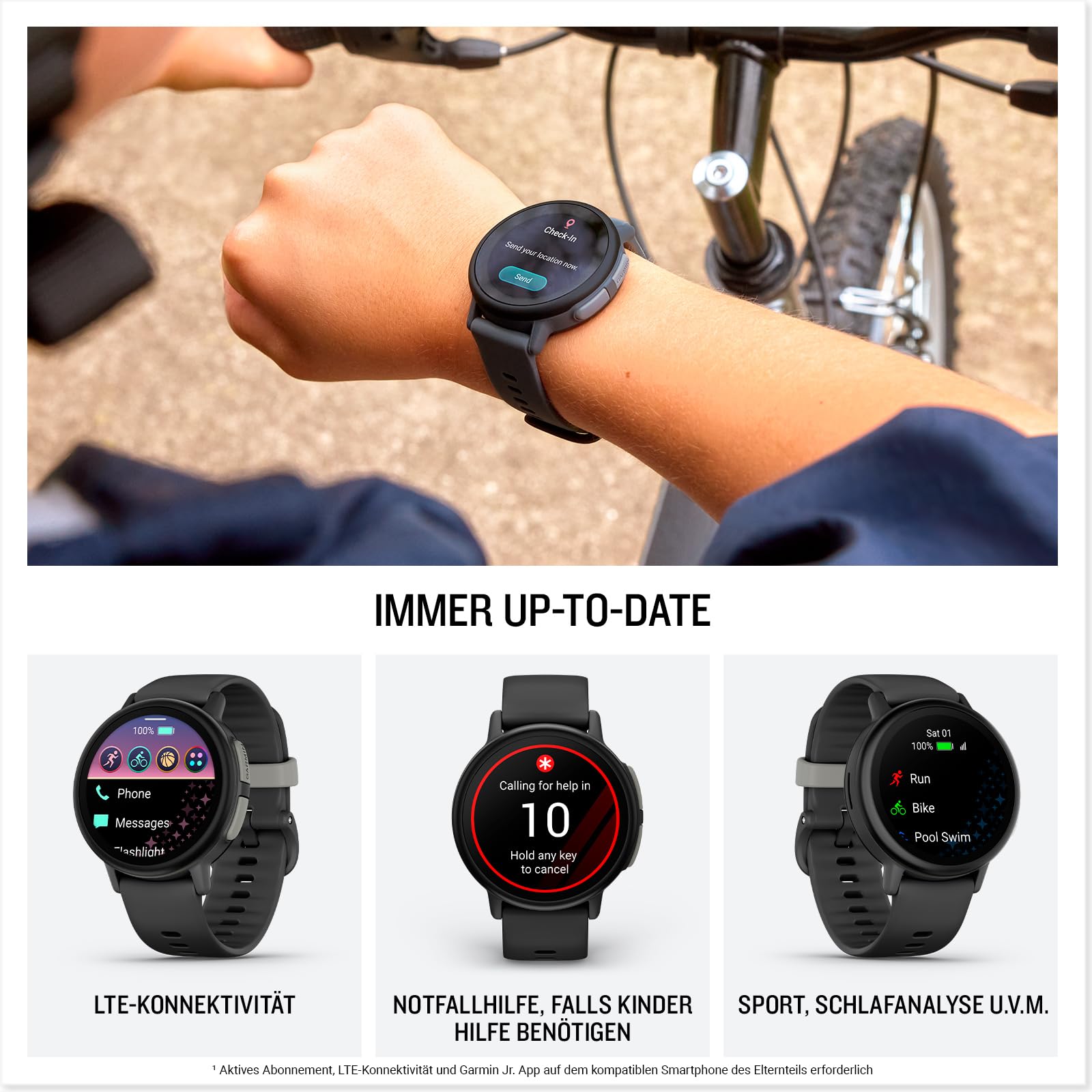 Garmin Bounce 2 (43mm) - LTE Smartwatch für Kinder