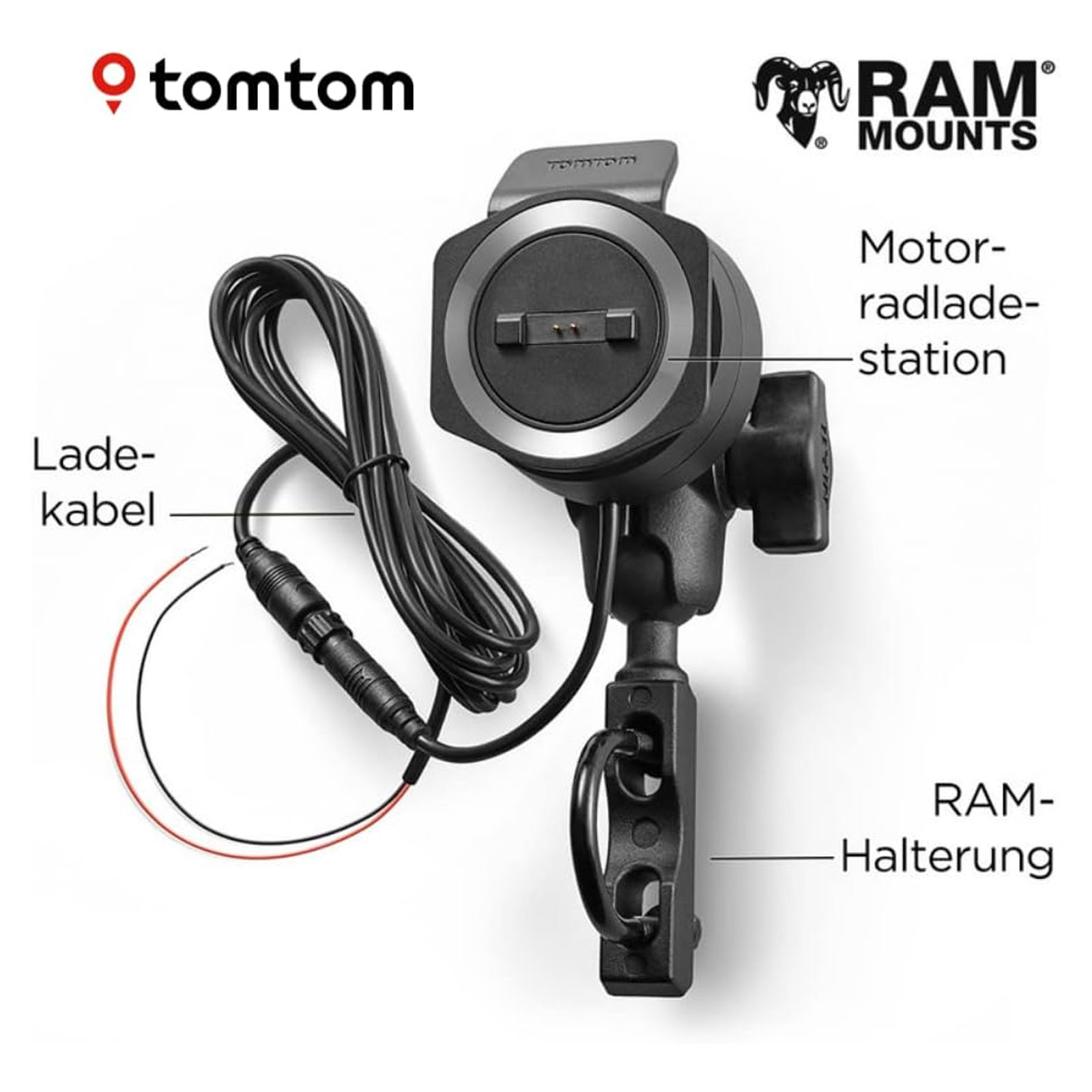 TomTom Rider 50 WE Navigationsgerät 4,3 Zoll USB