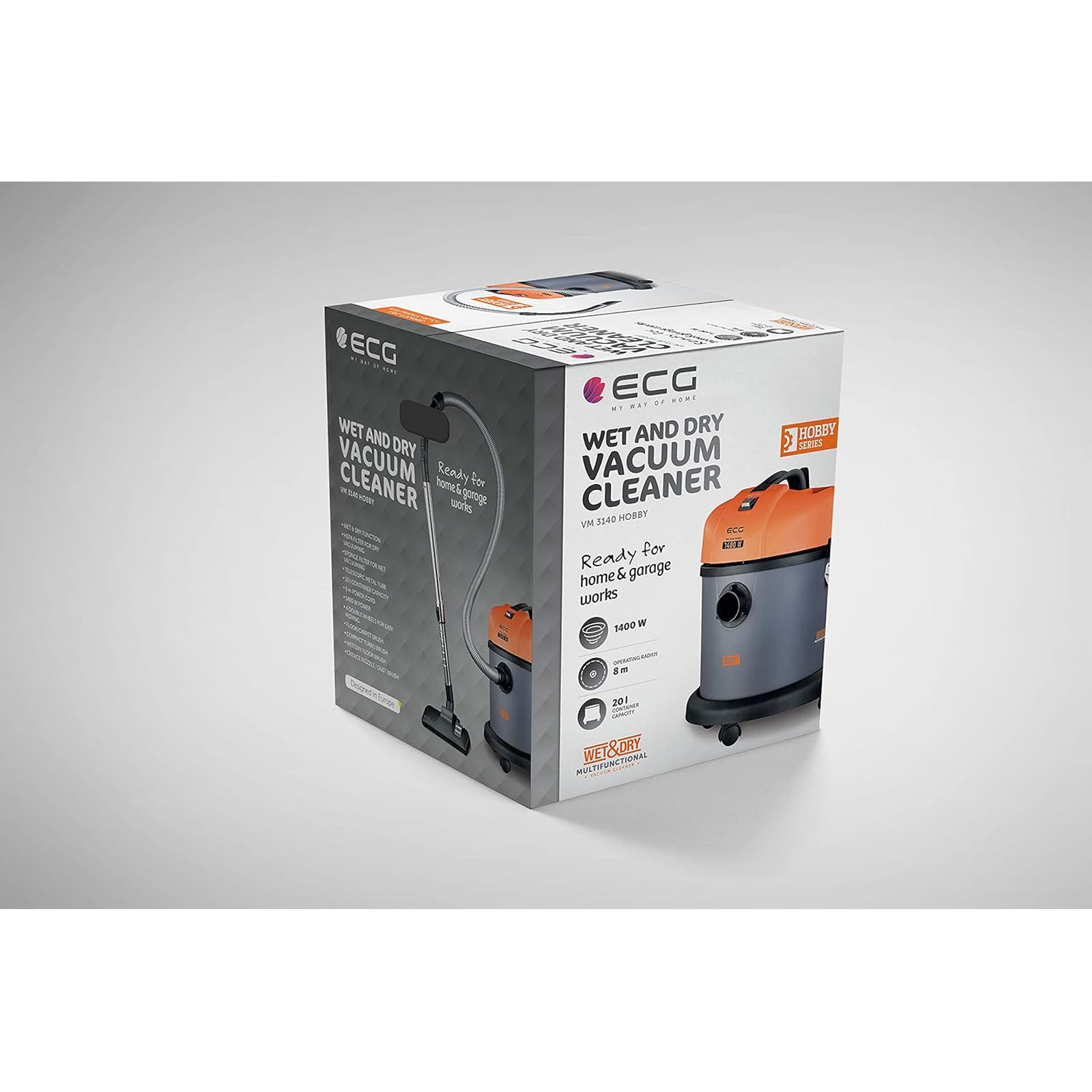 ECG VM 3140 Hobby Nass-/Trockensauger