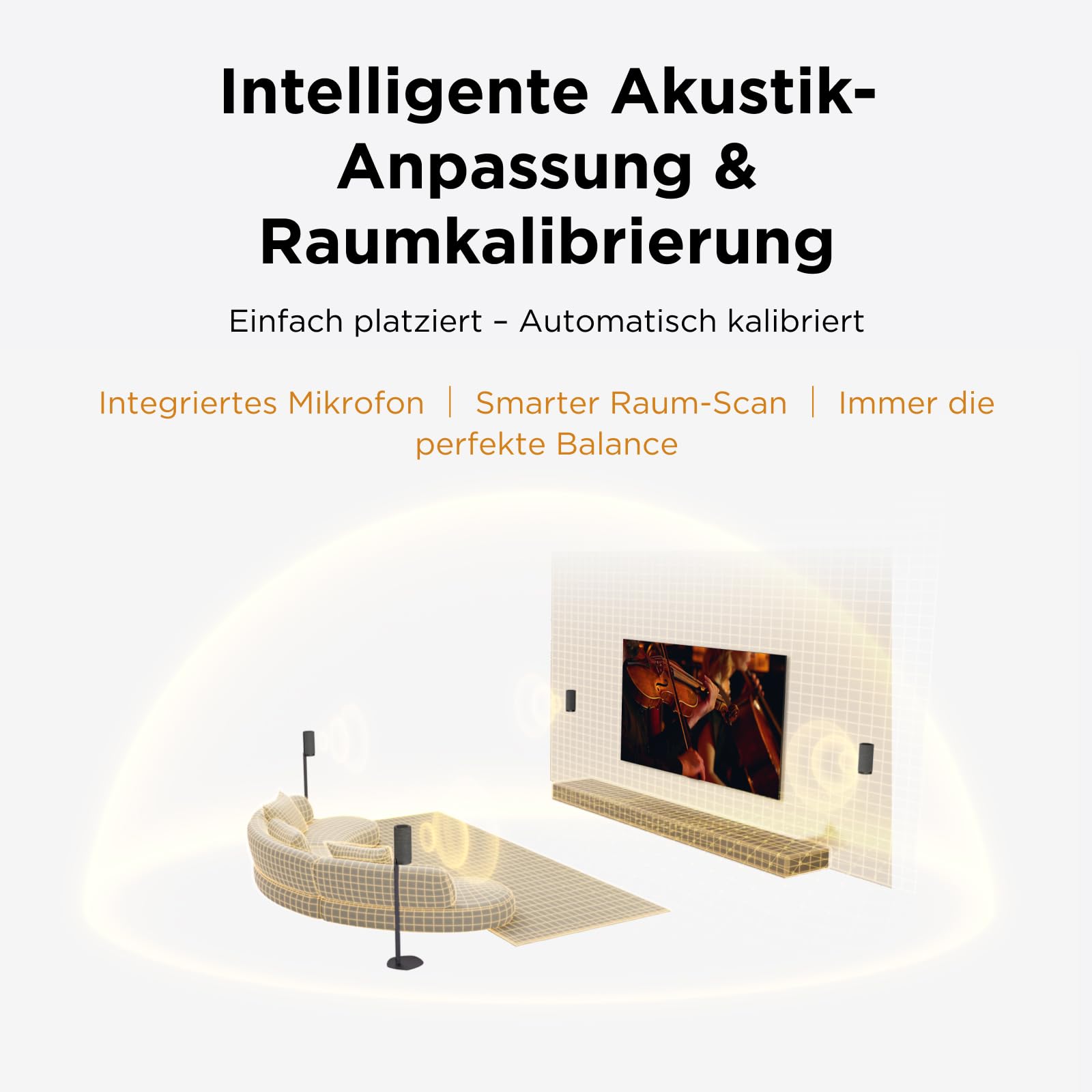 TCL Z100 Kabelloser Heimkino-Lautsprecher mit Dolby Atmos FlexConnect