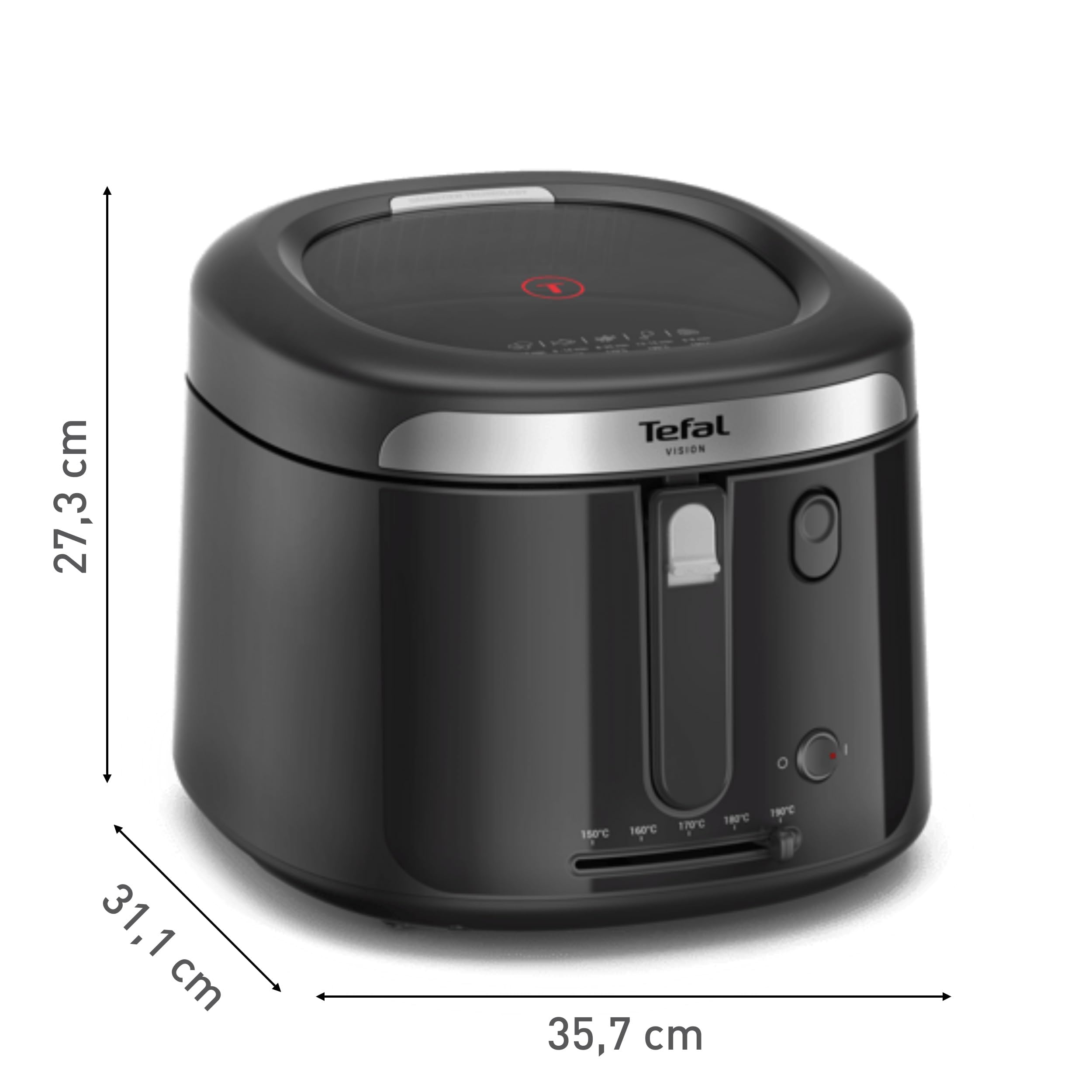 Tefal FF2528E0 Vision Fritteuse, 1,2-kg-Fassungsvermögen