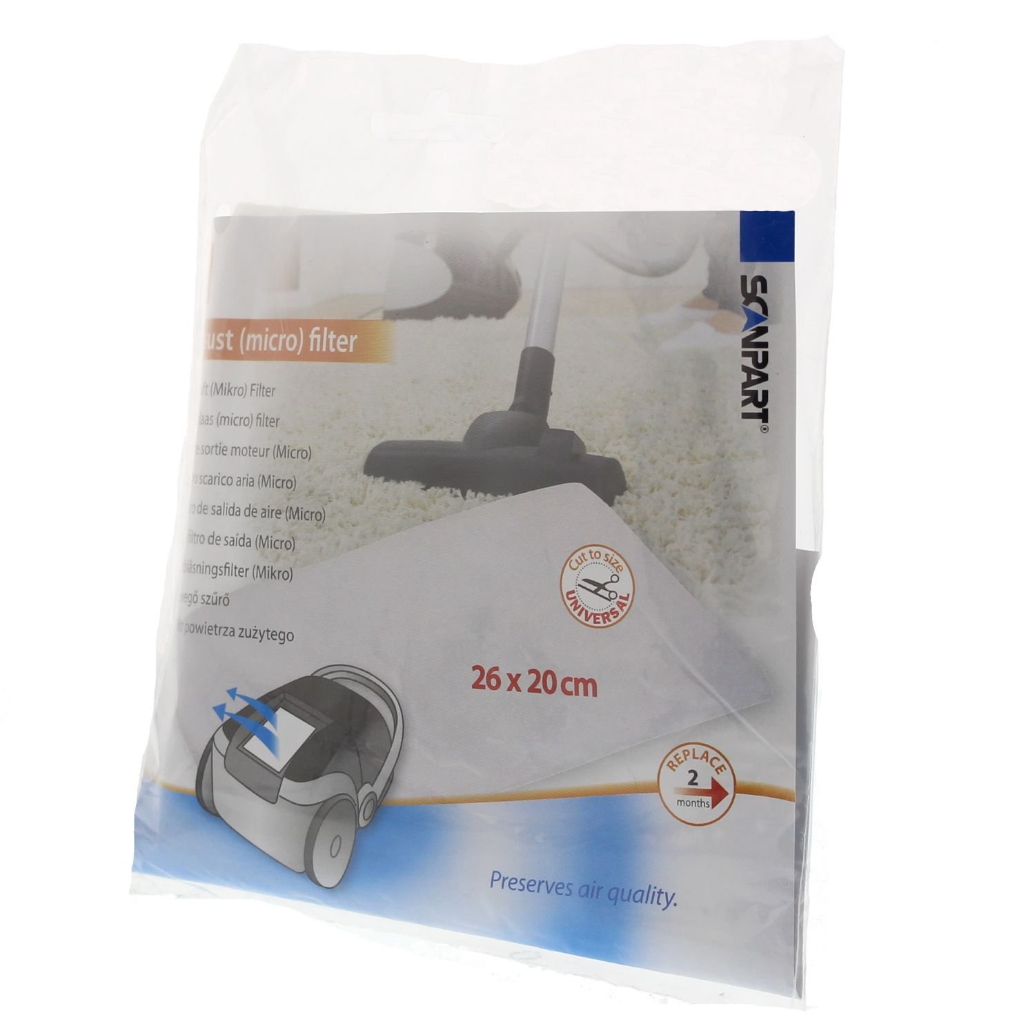 Scanpart Universal-Abluftfilter