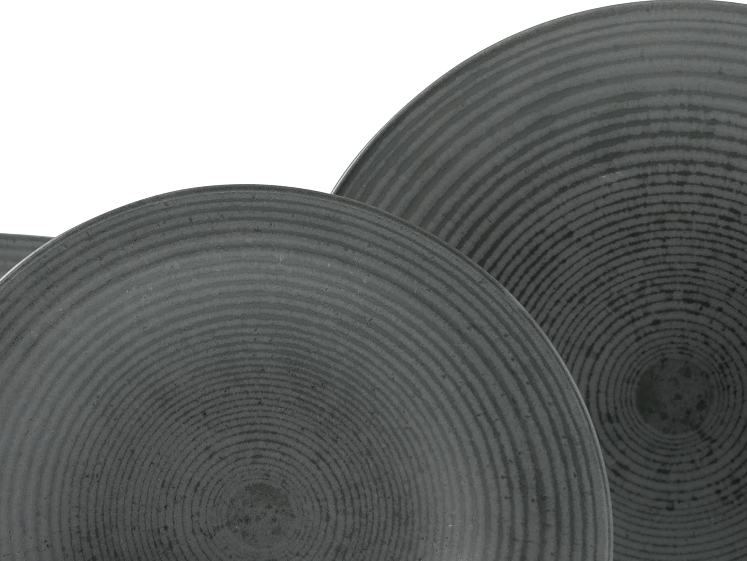 CreaTable, 24345, Serie Catania Anthrazit, 12-tlg Geschirrset für 4 Personen CreaTable, 24345, Serie Catania Anthrazit, 12-tlg Geschirrset für 4 Personen