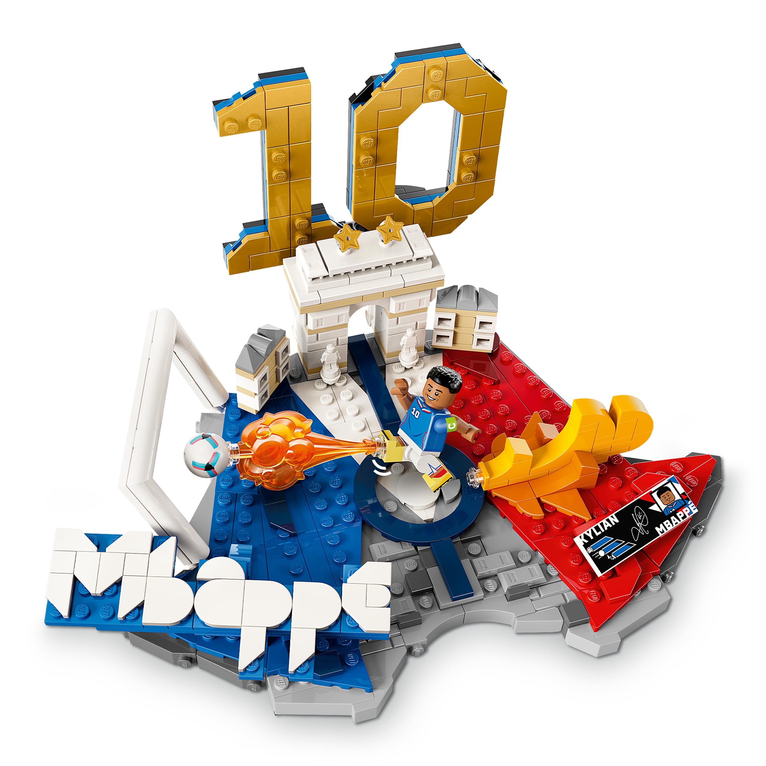 LEGO Editions Kylian Mbappé – Fußball-Highlights Spielzeug, 43013