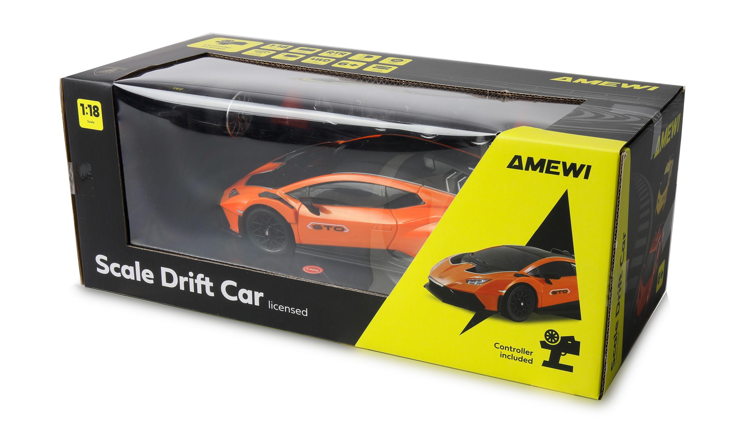 Amewi Lamborghini Huracan STO Drift Car 1:18 RTR Amewi Lamborghini Huracan STO Drift Car 1:18 RTR