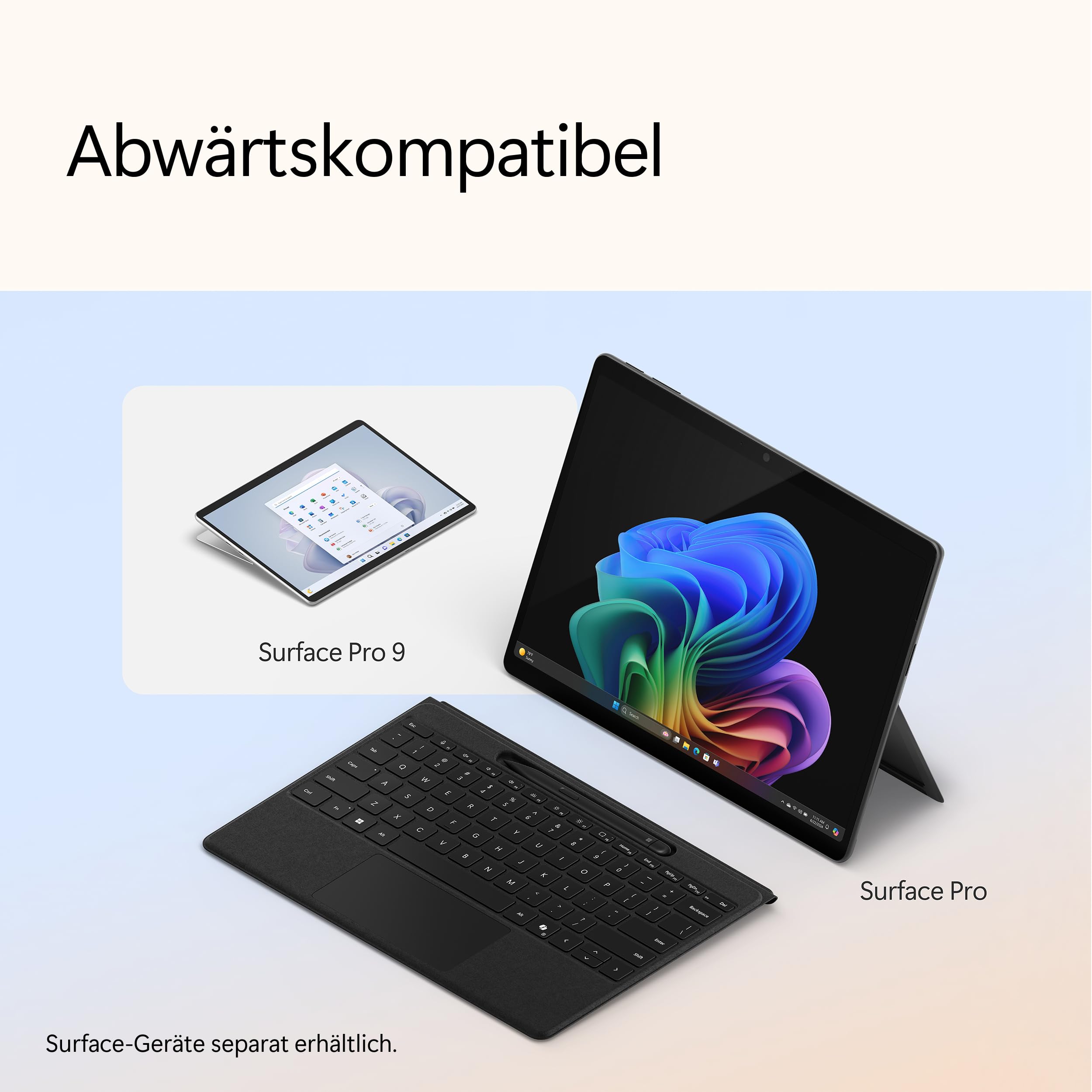 Microsoft Surface Pro Flex Keyboard (QWERTZ) mit Slim Pen