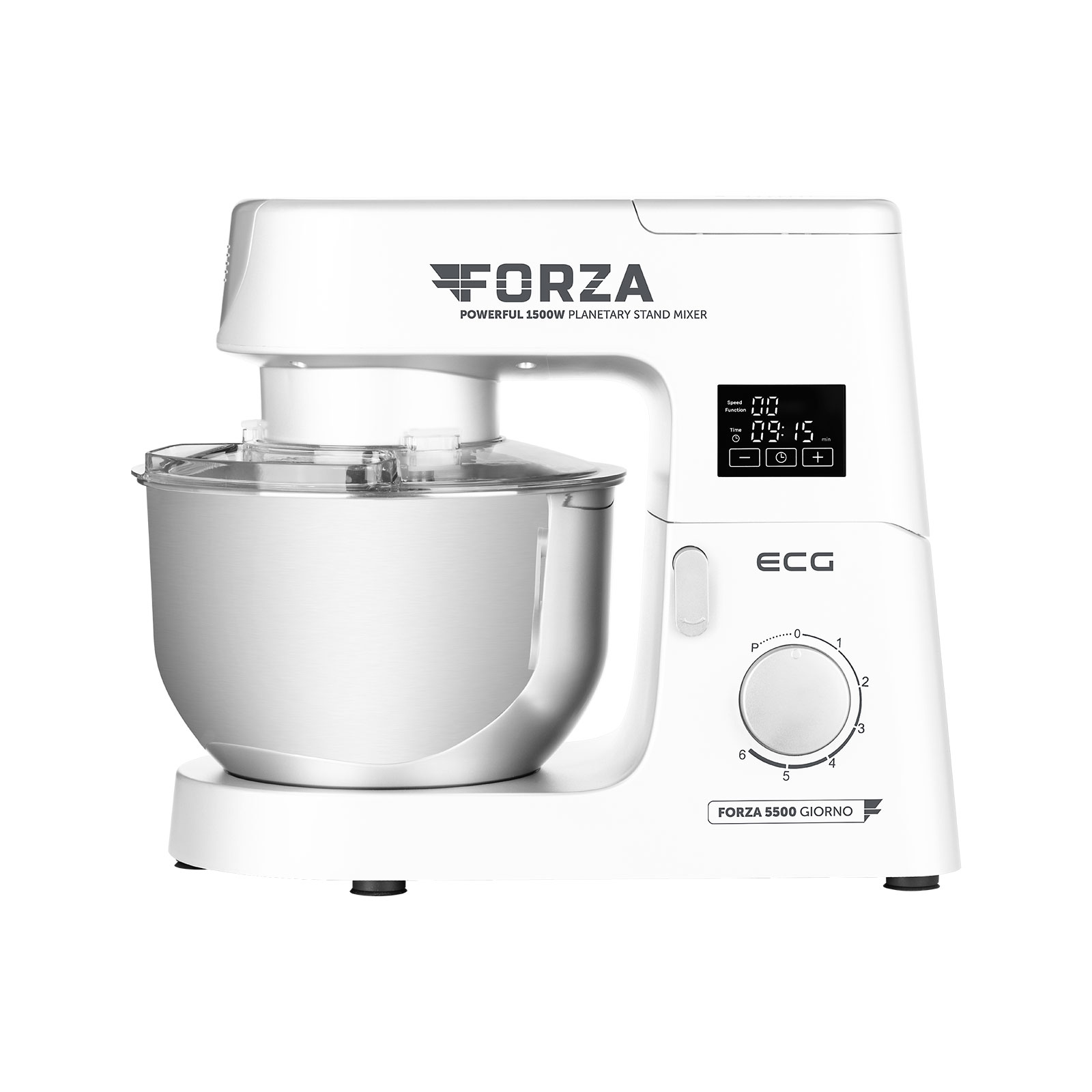 ECG Küchenmaschine FORZA 5500 Giorno Bianco