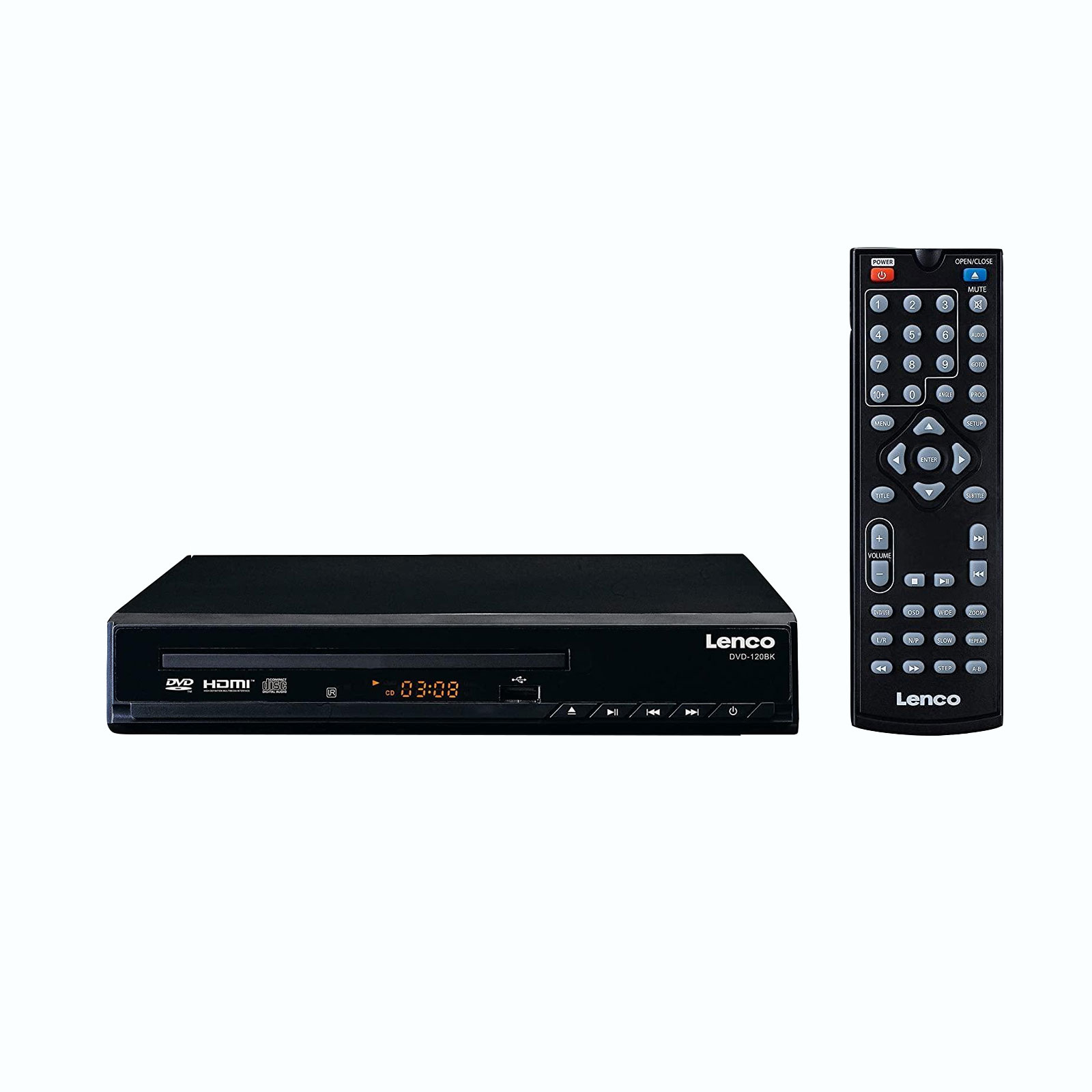 Lenco DVD-120BK DVD-Player & Rekorder