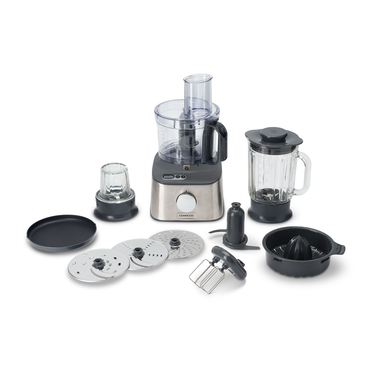 Kenwood FDM 313SS MULTIPRO COMP.+ Kompakt-Küchenmaschine Set silber
