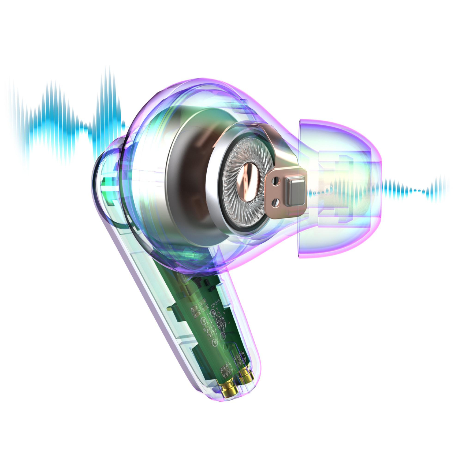 JLab In-Ear Kopfhörer Go Pods ANC TWS Headphones flieder (Headset-Funktion, Bluetooth, kabellos,noise cancelling, USB-C)