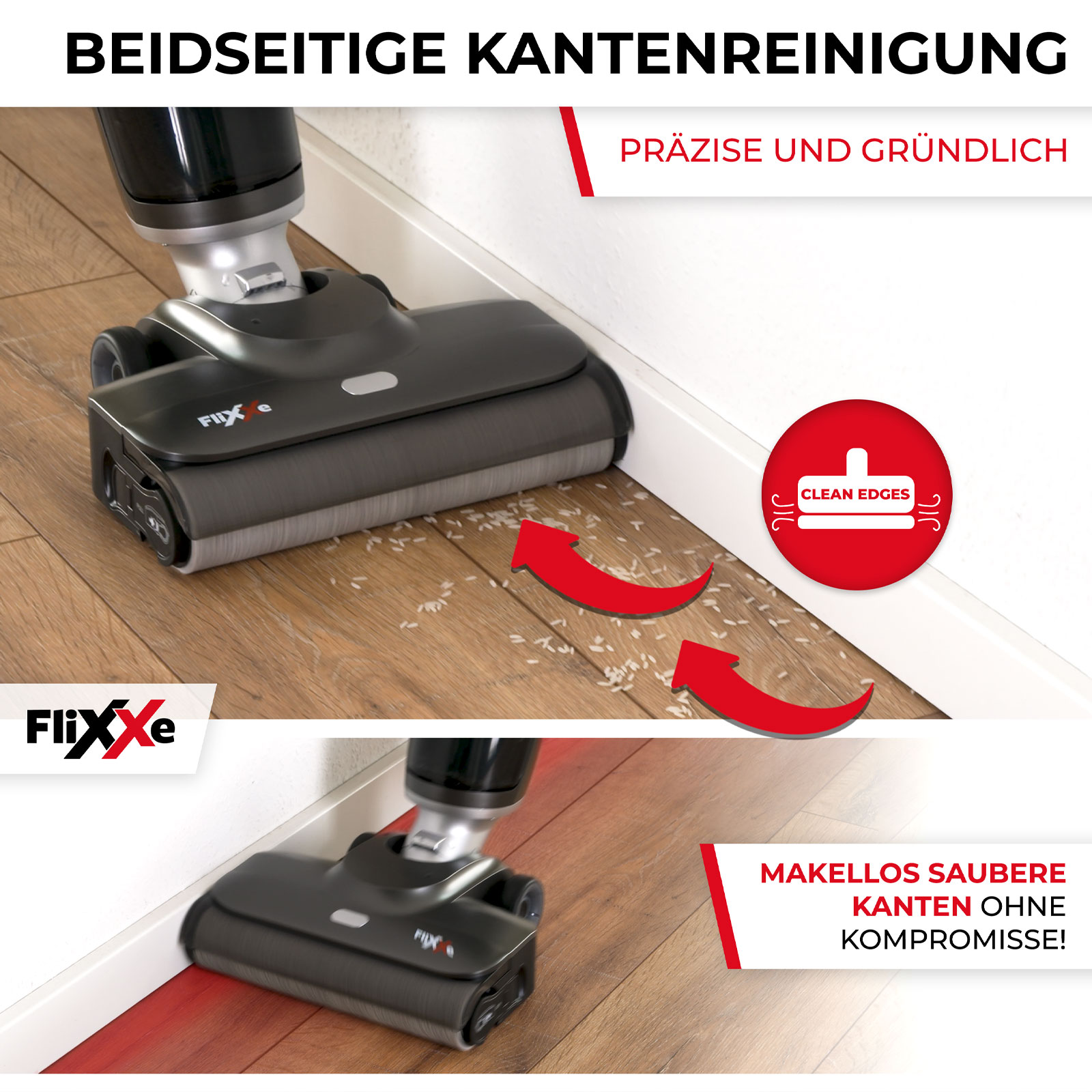 FliXXe X3 Premium Waschsauger inkl. Reinigungslösung