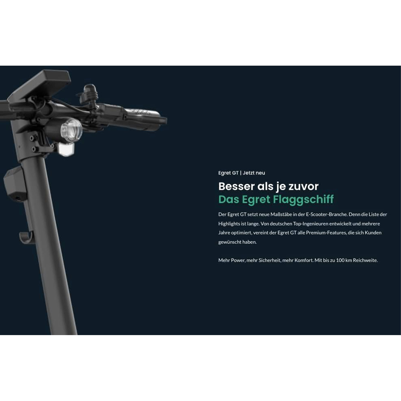 Egret GT XXL 20Ah grau E-Scooter
