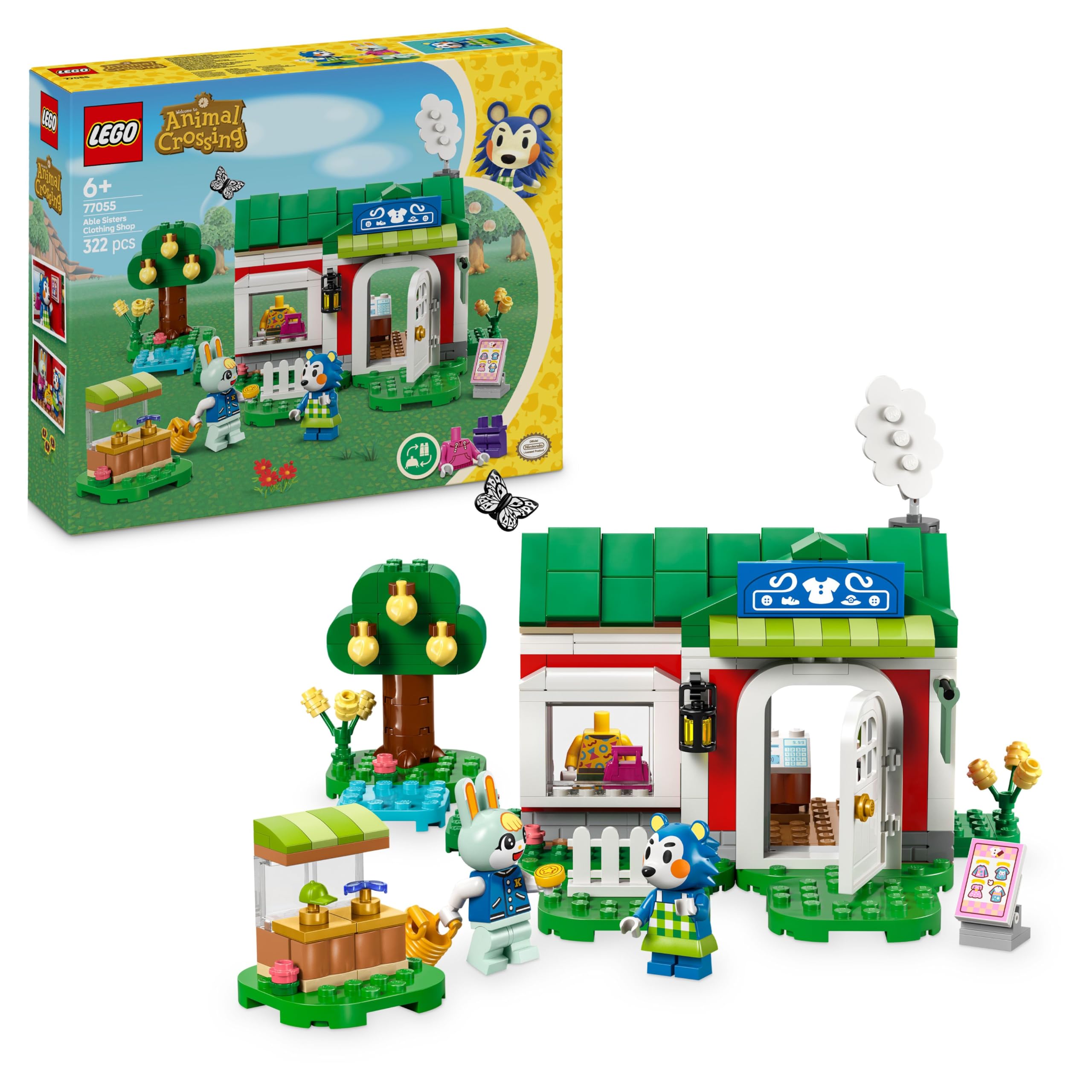 LEGO Animal Crossing Die Schneiderei der Schneiderschwestern 77055