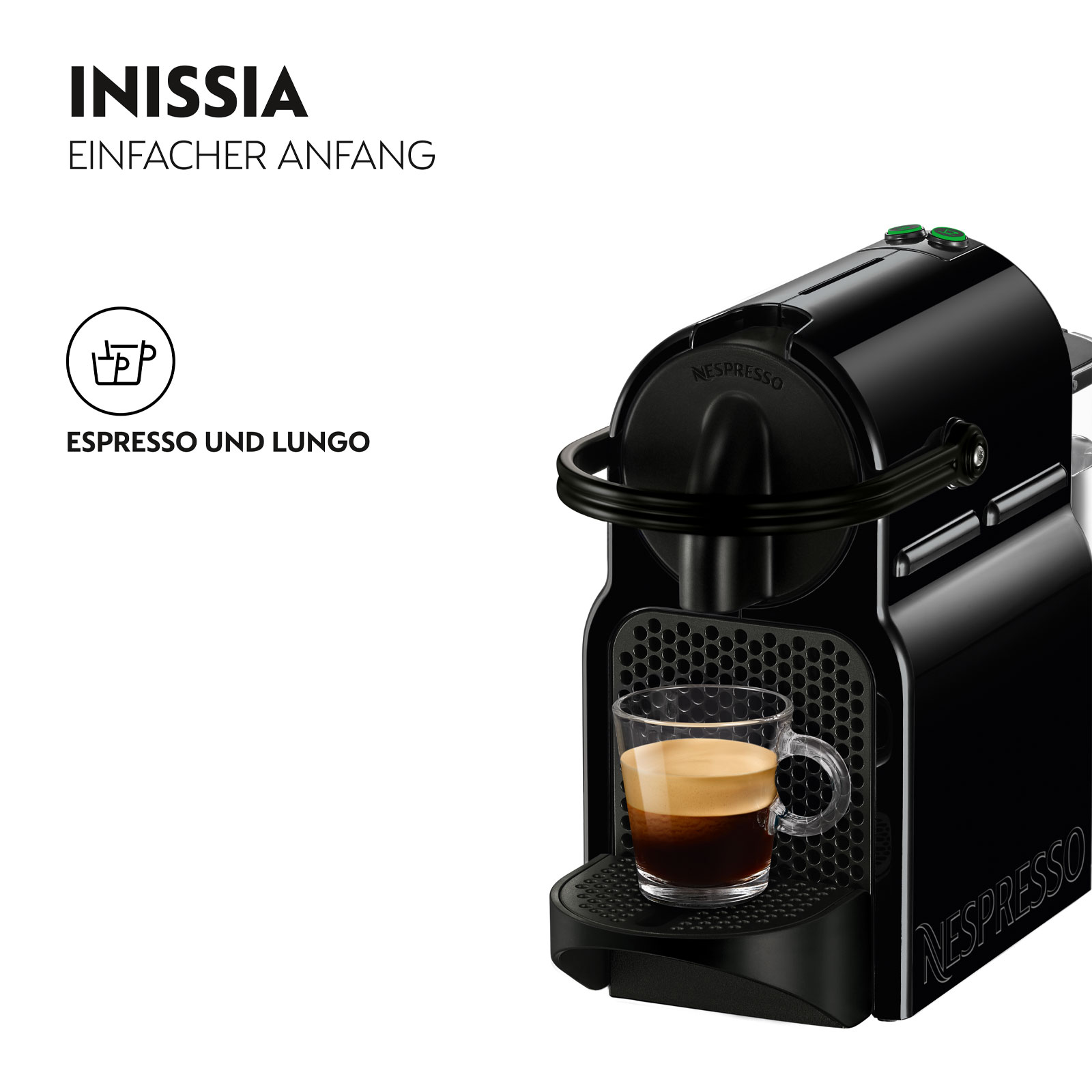 DeLonghi EN80.B Inissia Nespressomaschine DeLonghi EN80.B Inissia Nespressomaschine