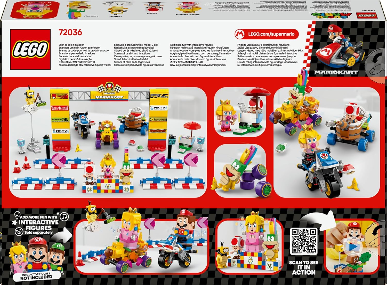 LEGO Super Mario: Mario Kart – Baby Peach & Grand Prix-Set, Nintendo Figuren