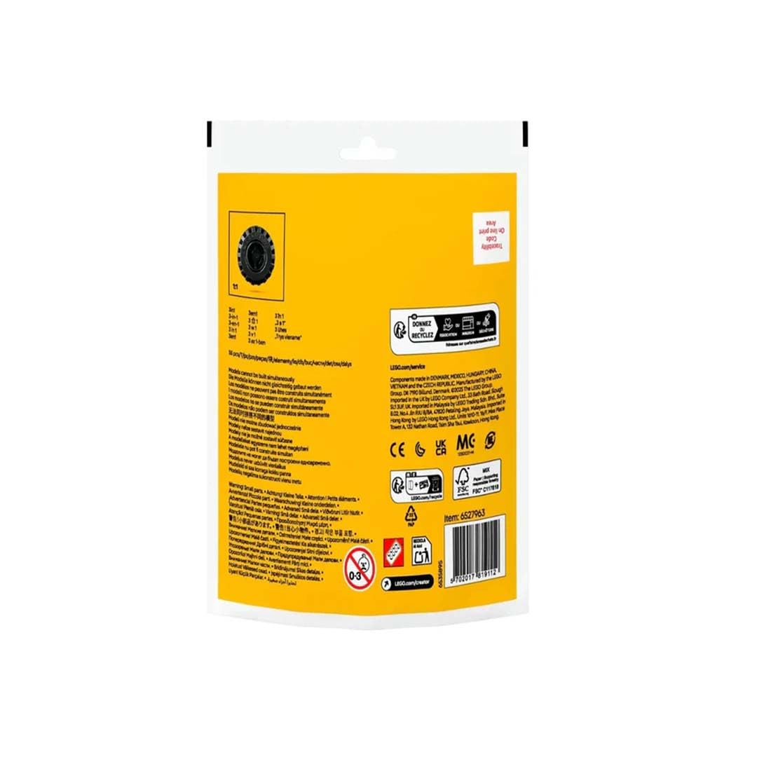 LEGO Konstruktionsspielzeug Creator 3-in-1 Mini-Monstertruck