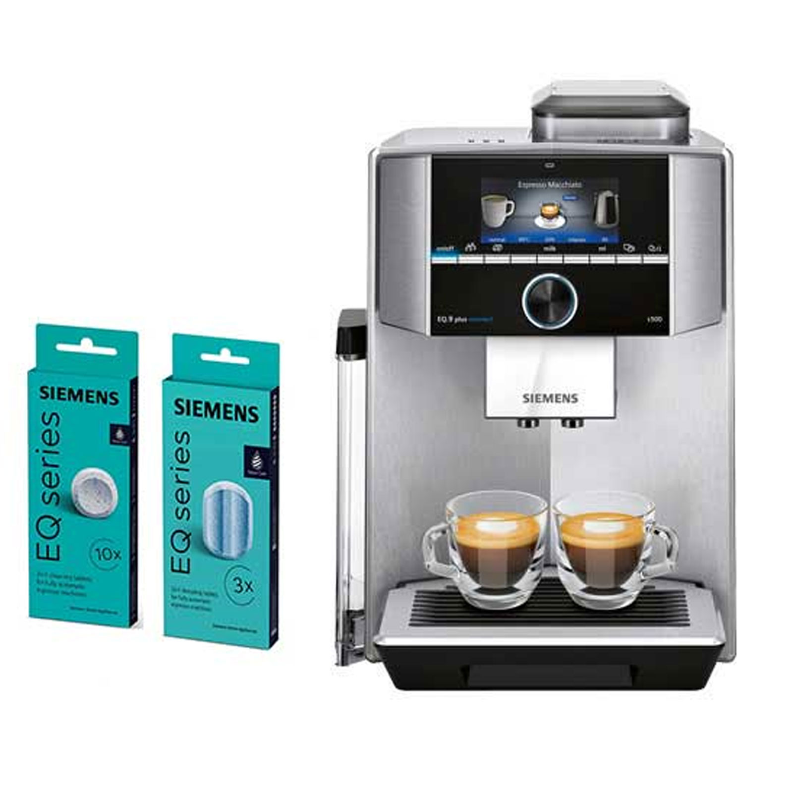 Siemens TI9558X1DE EQ.9 plus connect s500 Kaffeevollautomat + TZ80001A + TZ80002A