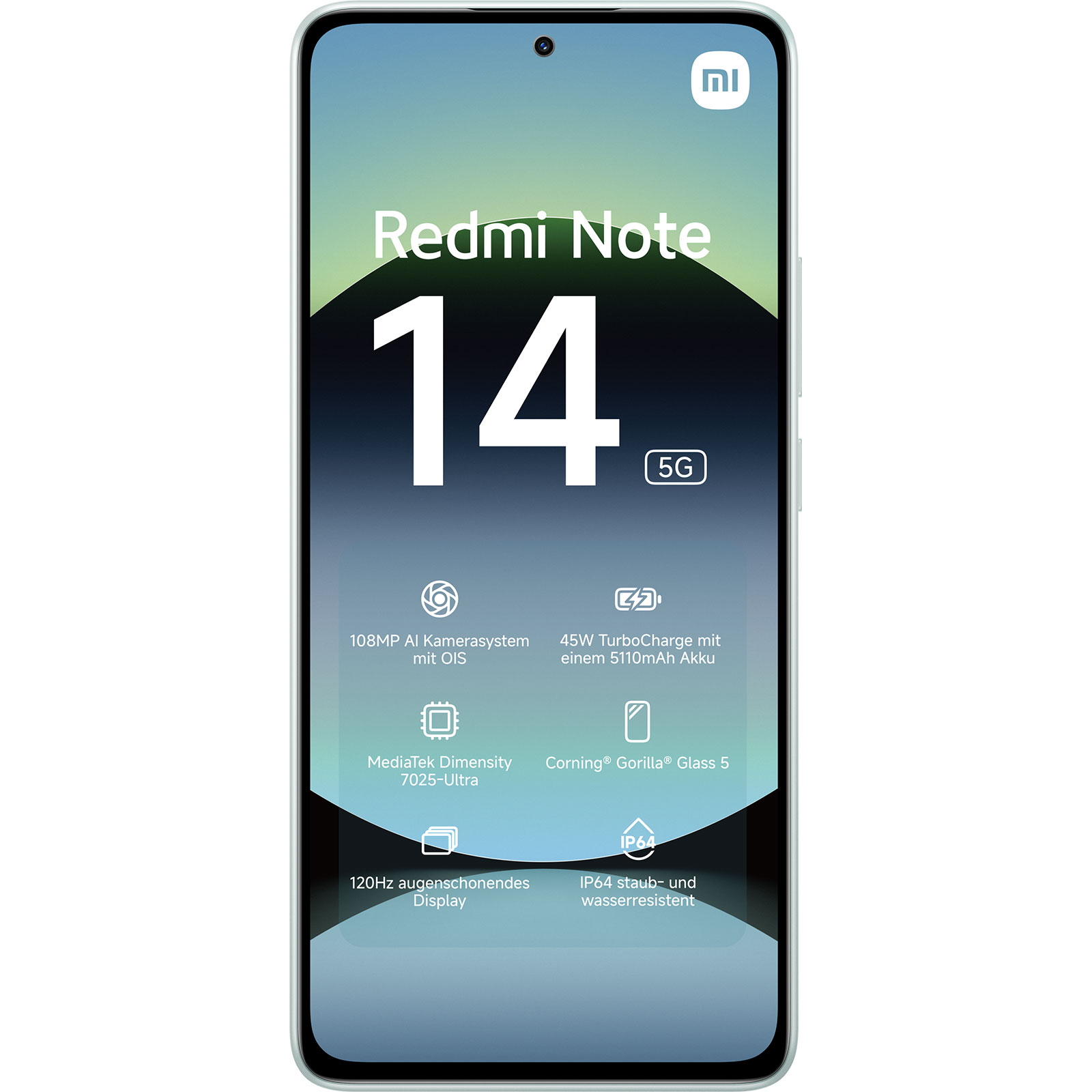 Xiaomi Redmi Note 14 Smartphone Coral Green