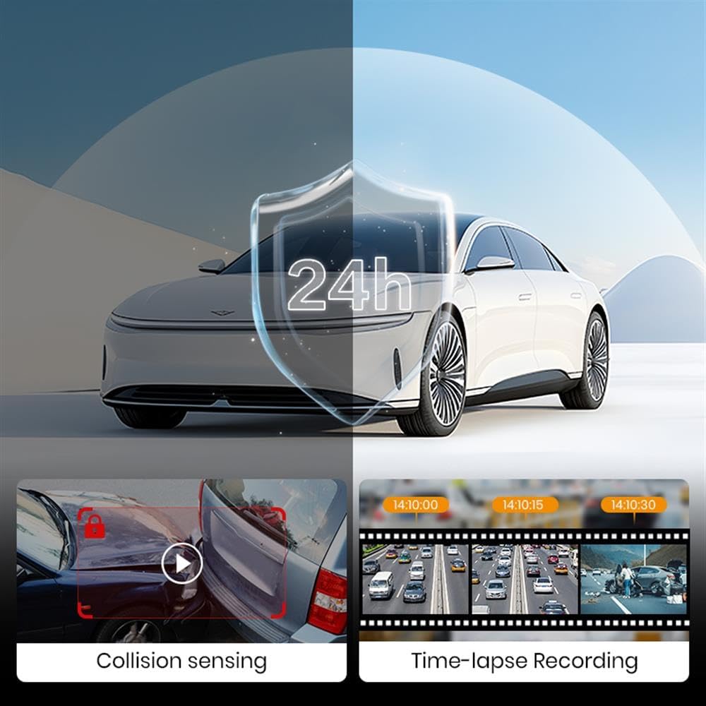 Imou T800 Dashcam 4K Ultra HD Autokamera mit WiFi Kollisionserkennung