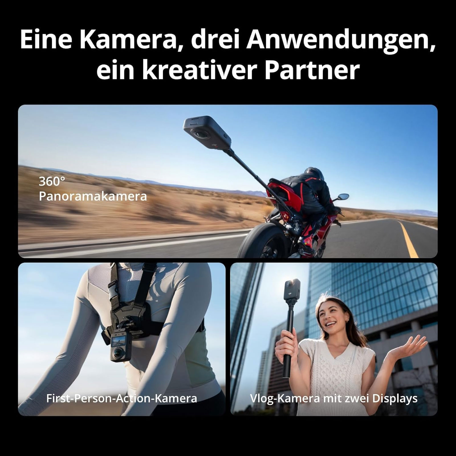 dji Osmo 360 Adventure Combo Action Kamera