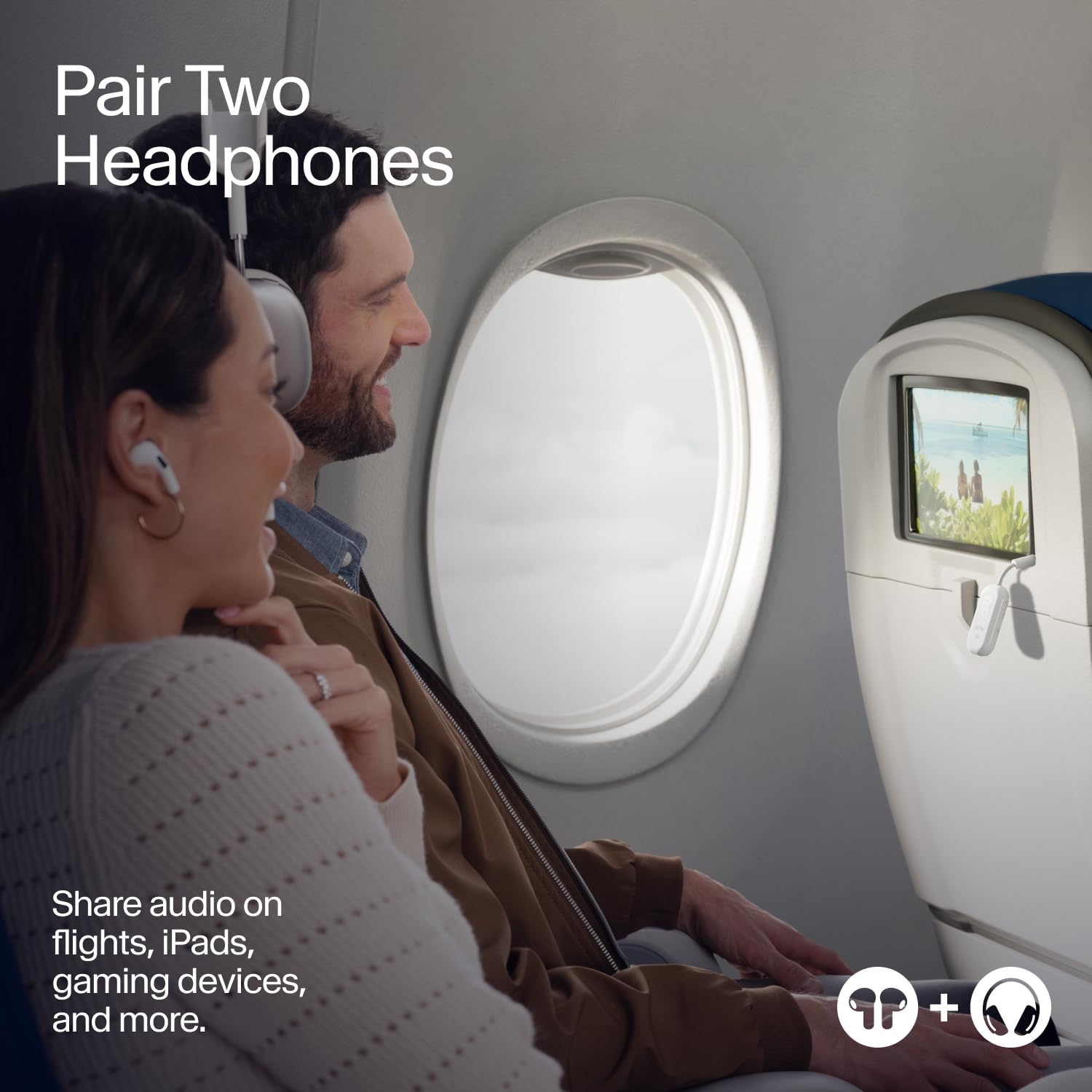 AirFly Pro 2 - Bluetooth-Adapter für das Flugzeug