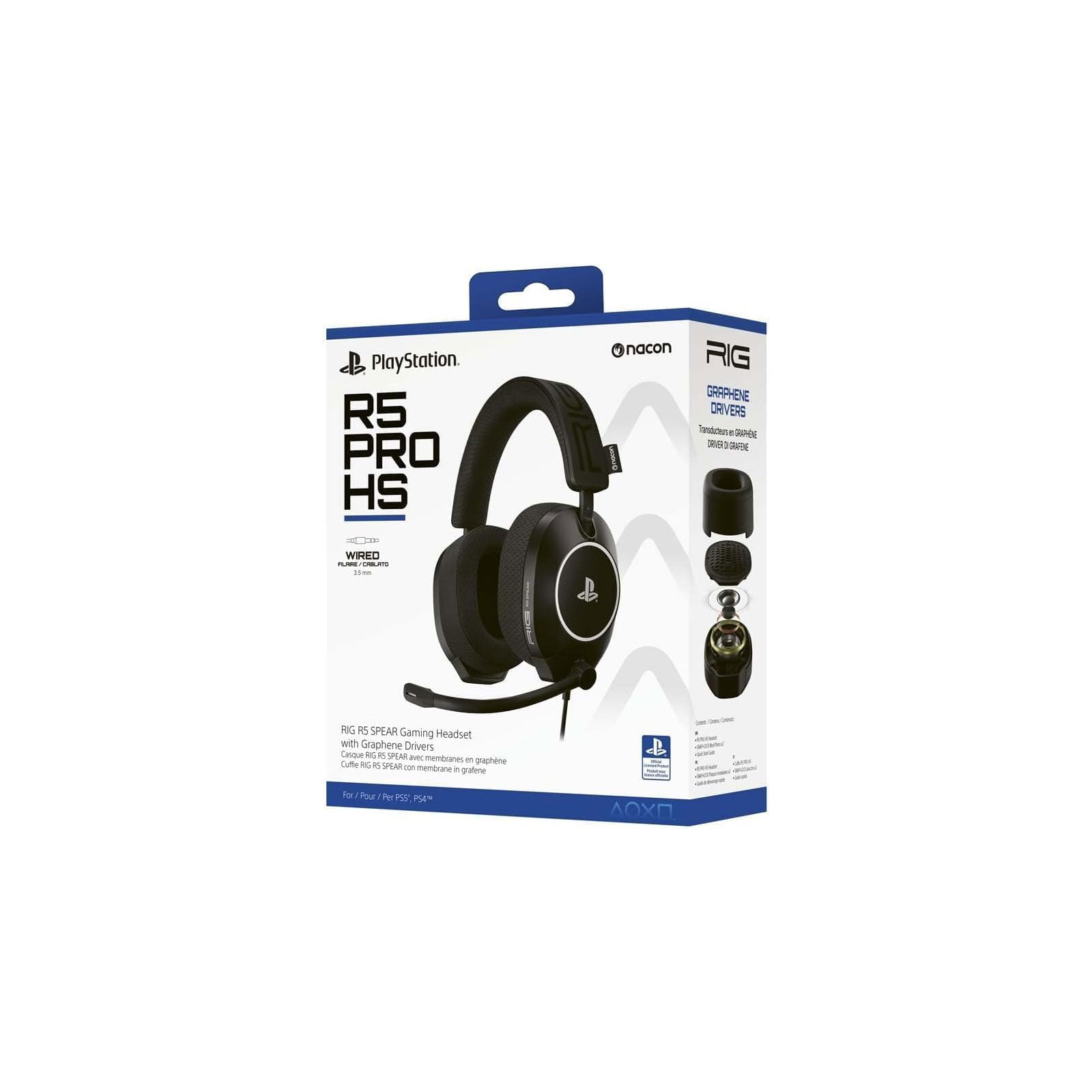 nacon RIG R5 Pro HS Schwarz Gaming-Headset