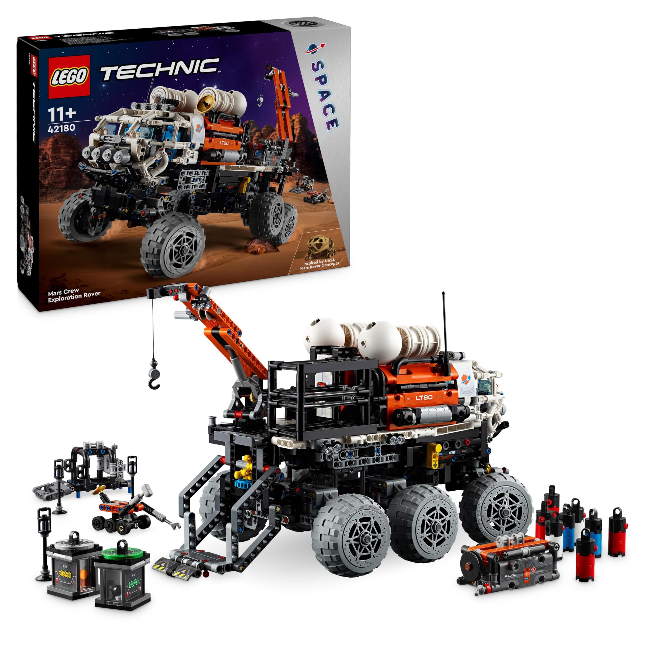 LEGO Technic Mars Exploration Rover, Weltraum-Spielzeug 42180