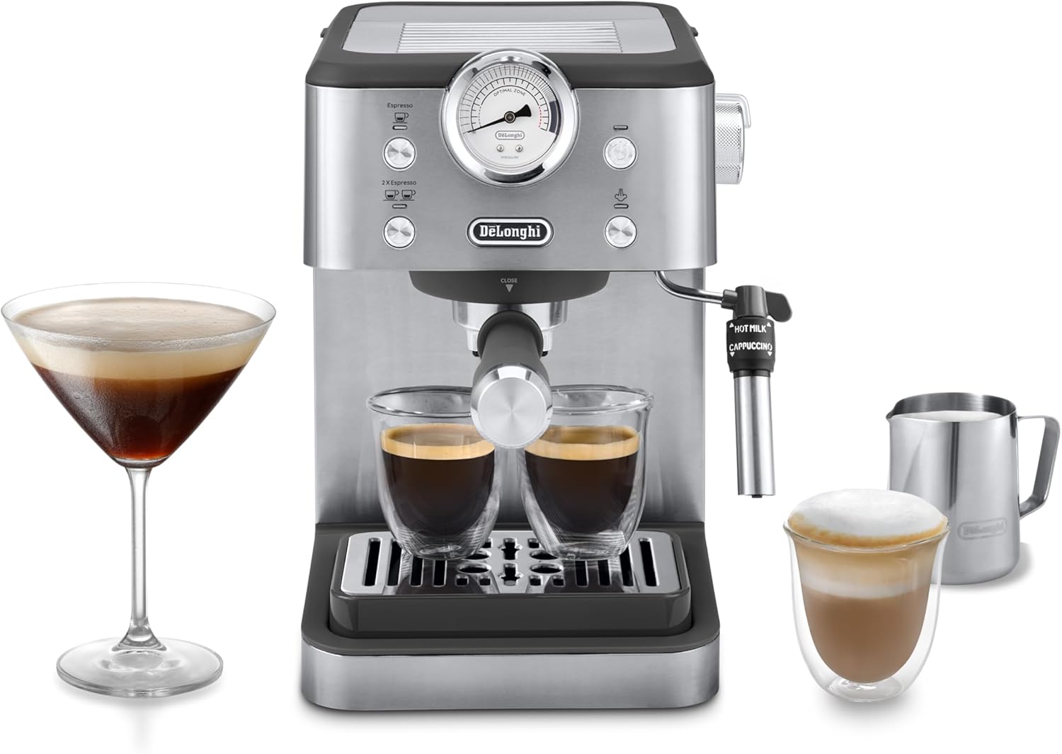 De'Longhi EM450.M Linea Classic Siebträger-Espressomaschine