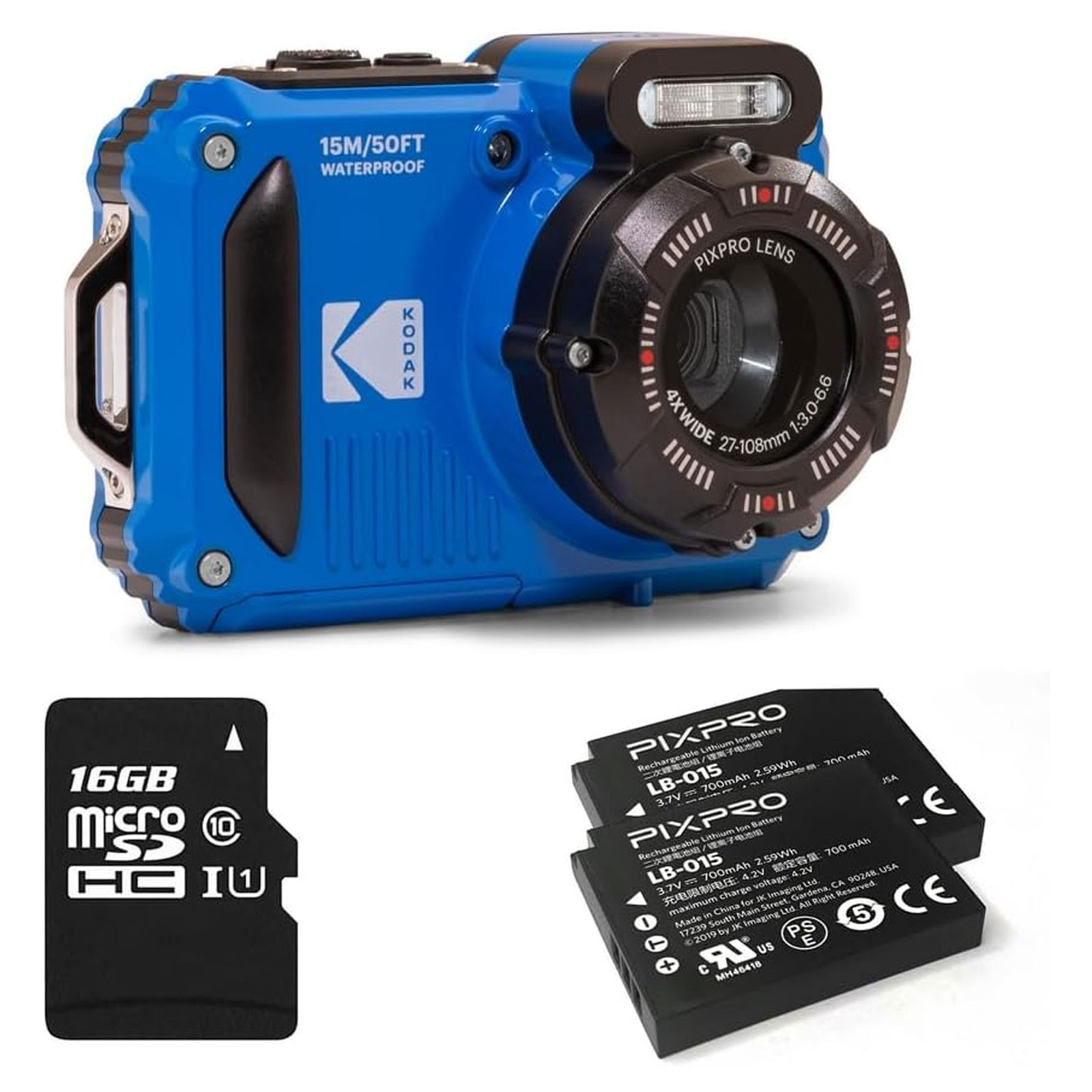 KODAK WPZ2 blau Set Outdoor Kamera