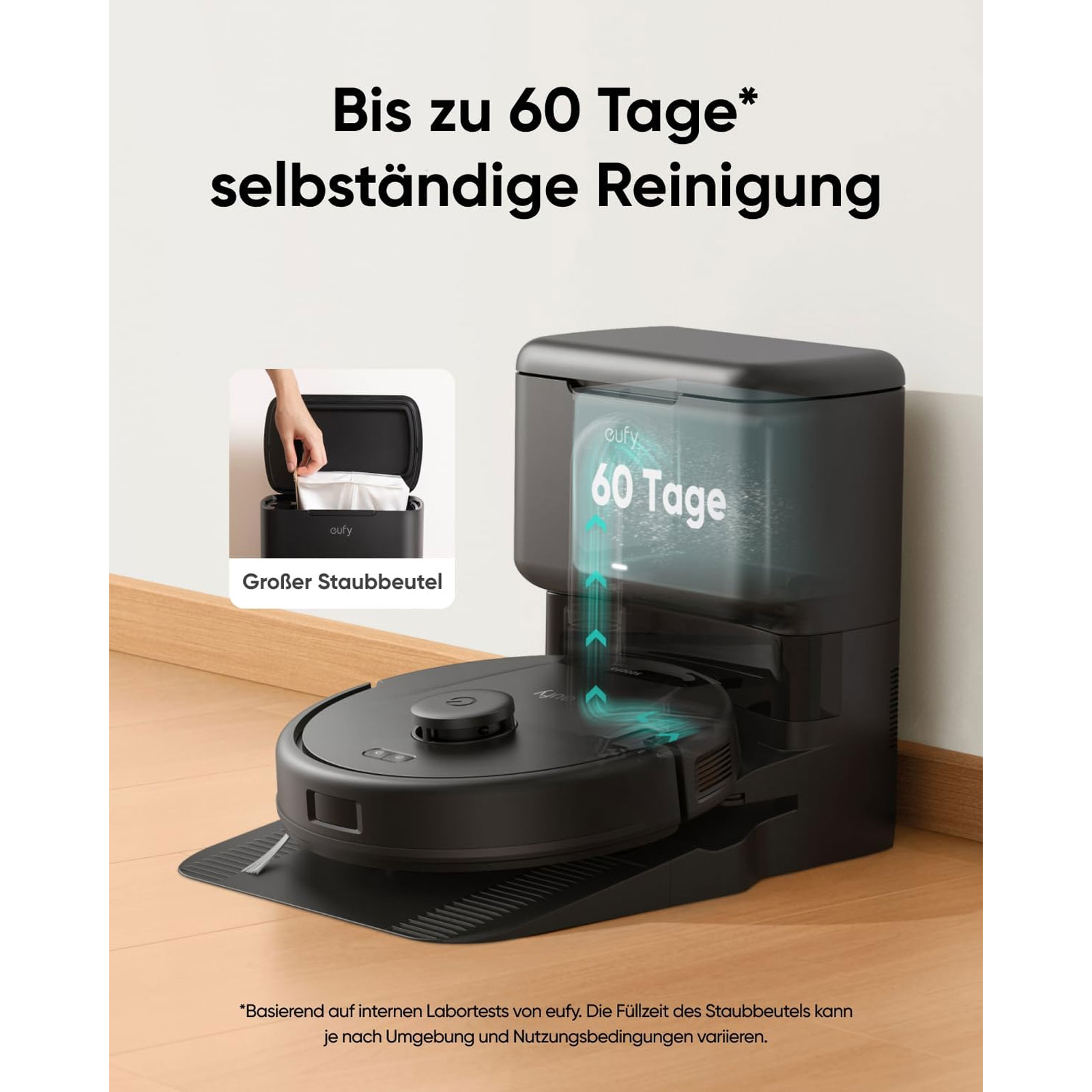 Eufy L60 Hybrid SES Saugroboter mit Wischfunktion
