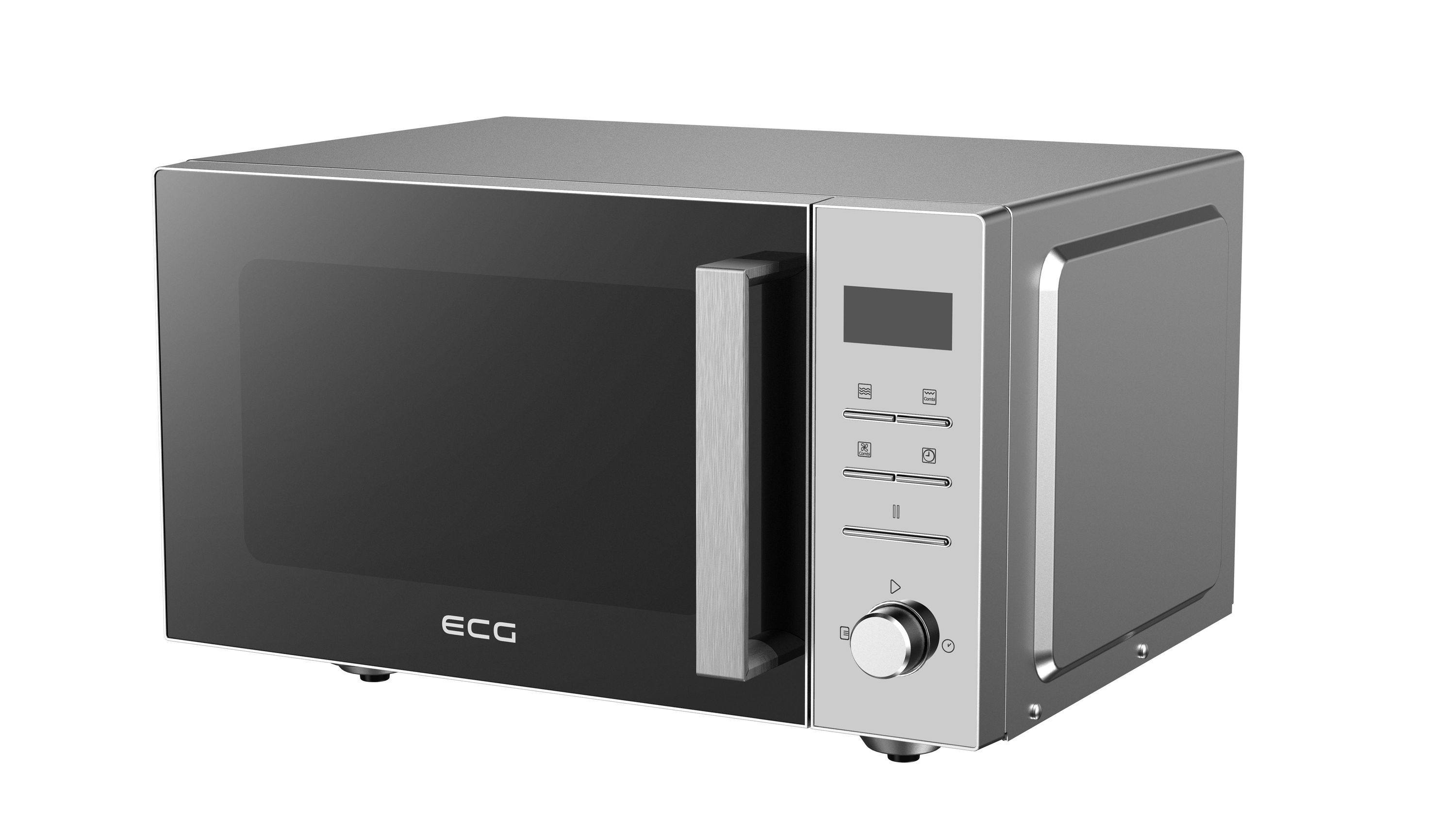ECG MTD 2591 FGCX Flachbett Mikrowelle mit Grillfunktion und Heißluftfunktion