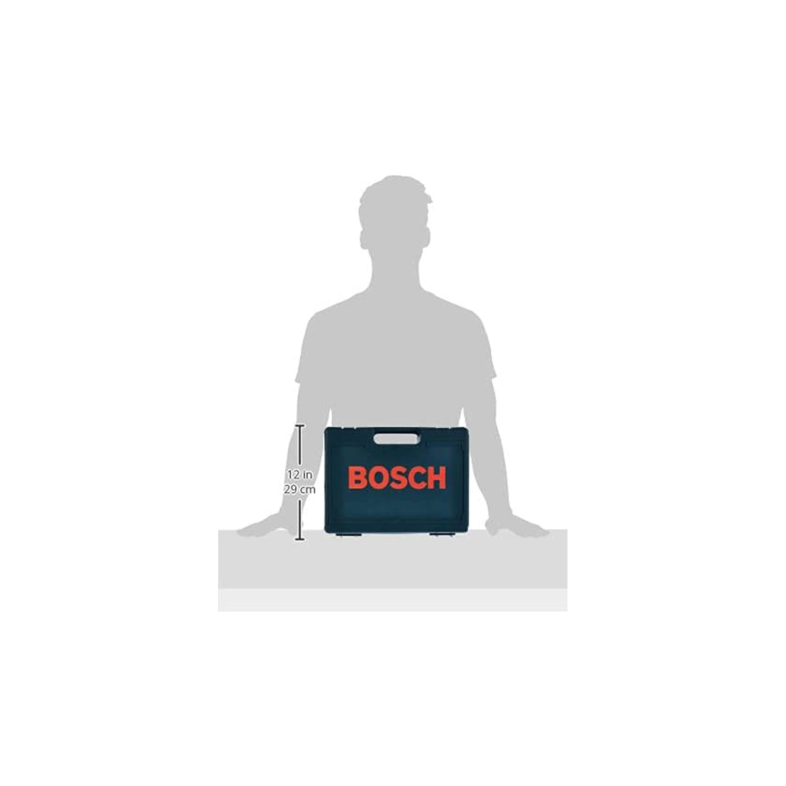 Bosch Professional Kunststoffkoffer, 381 x 300 x 115 mm passend zu GWS 7-115 GWS 7-125 GWS 8-125