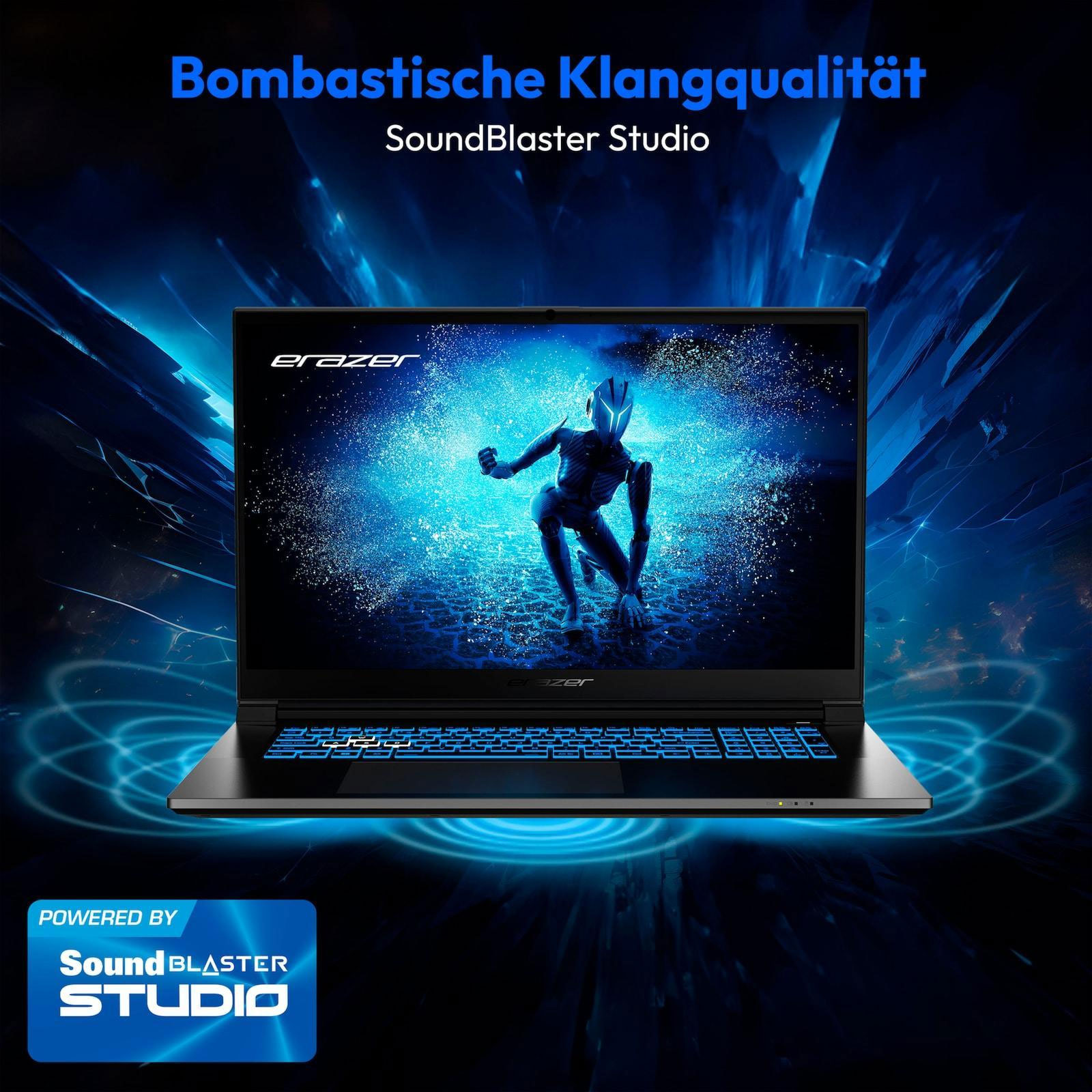 ERAZER Defender P50 Gaming-Notebook ERAZER Defender P50 Gaming-Notebook
