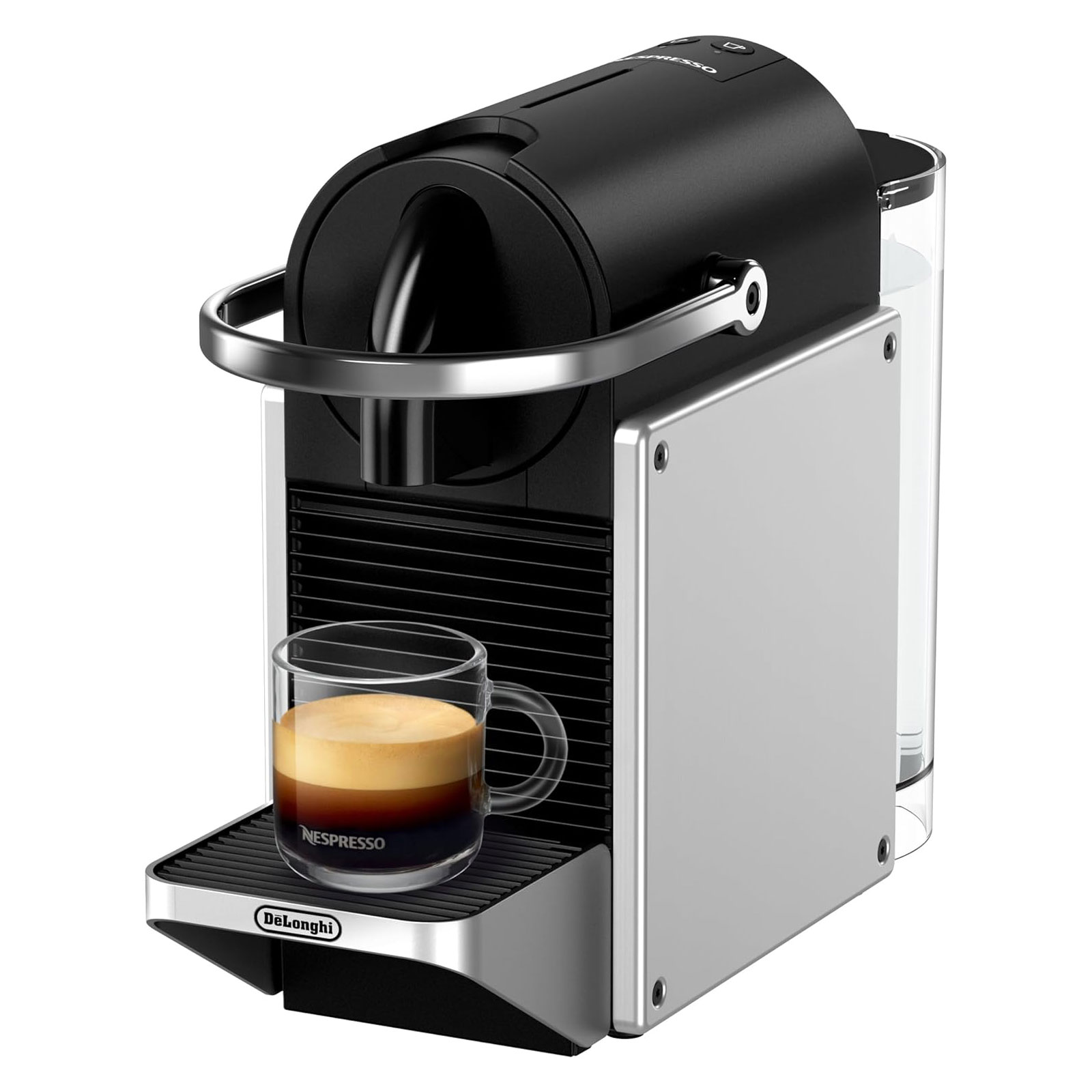 De'Longhi EN127.S PIXIE Re-Design silber Nespresso-Kapselmaschine