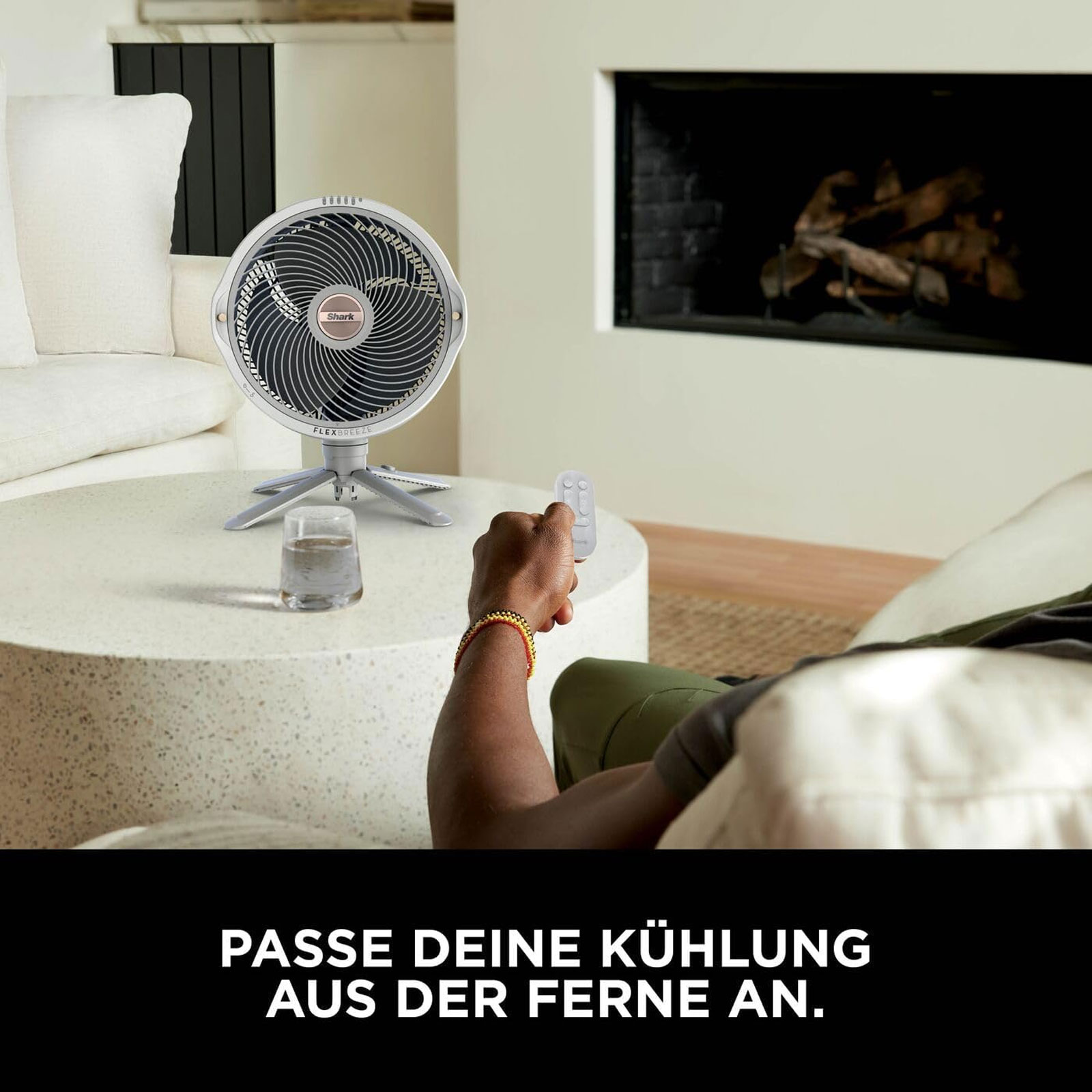 Shark FA300WHEU FlexBreeze Pro Mist Standventilator