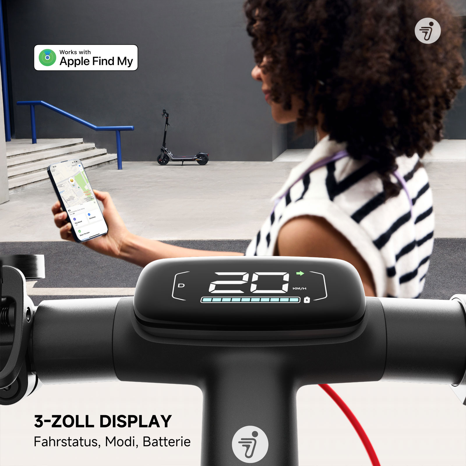 Segway eKickScooter Ninebot E3 Pro D E-Scooter