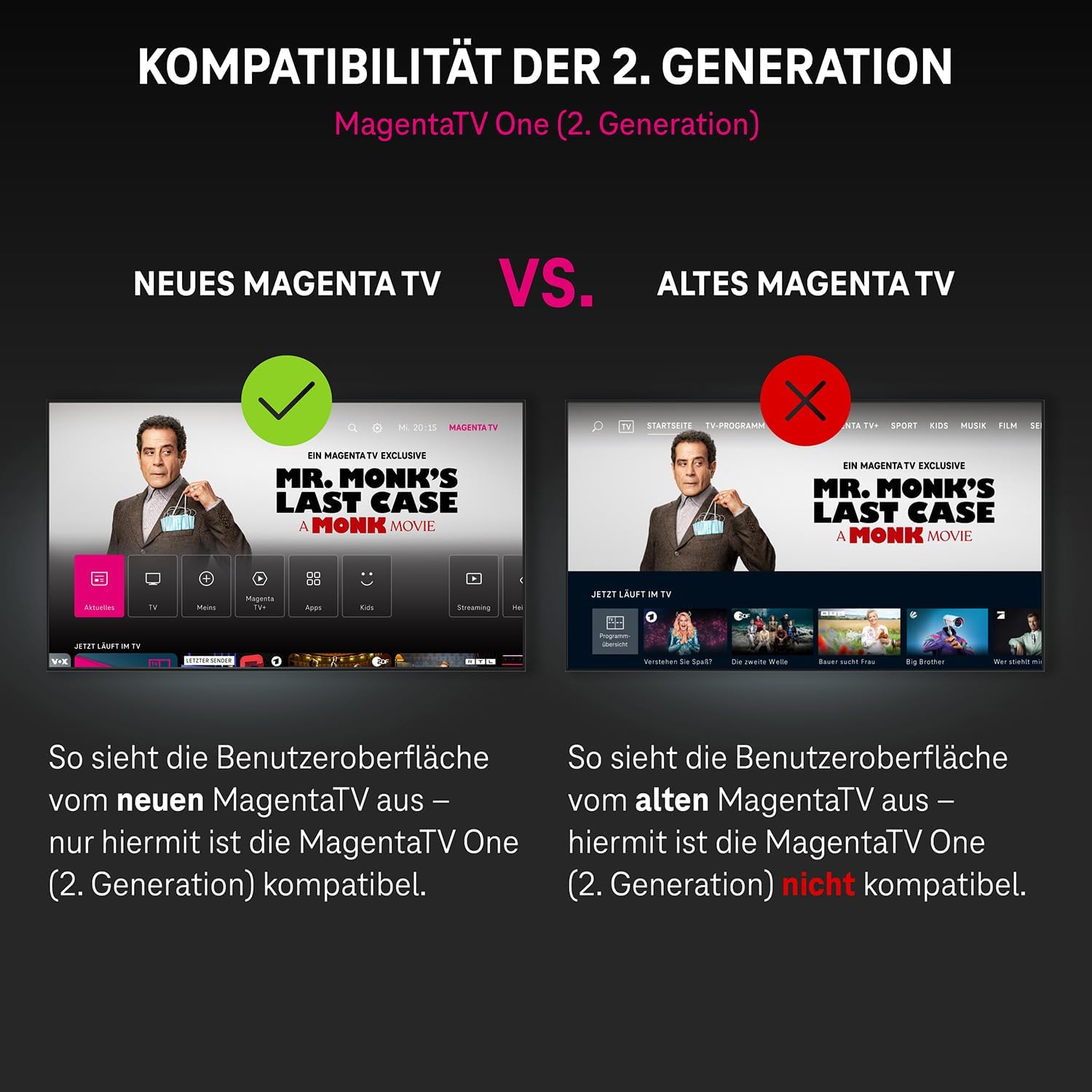 MagentaTV One (2. Generation) Android TV Box mit WLAN&LAN