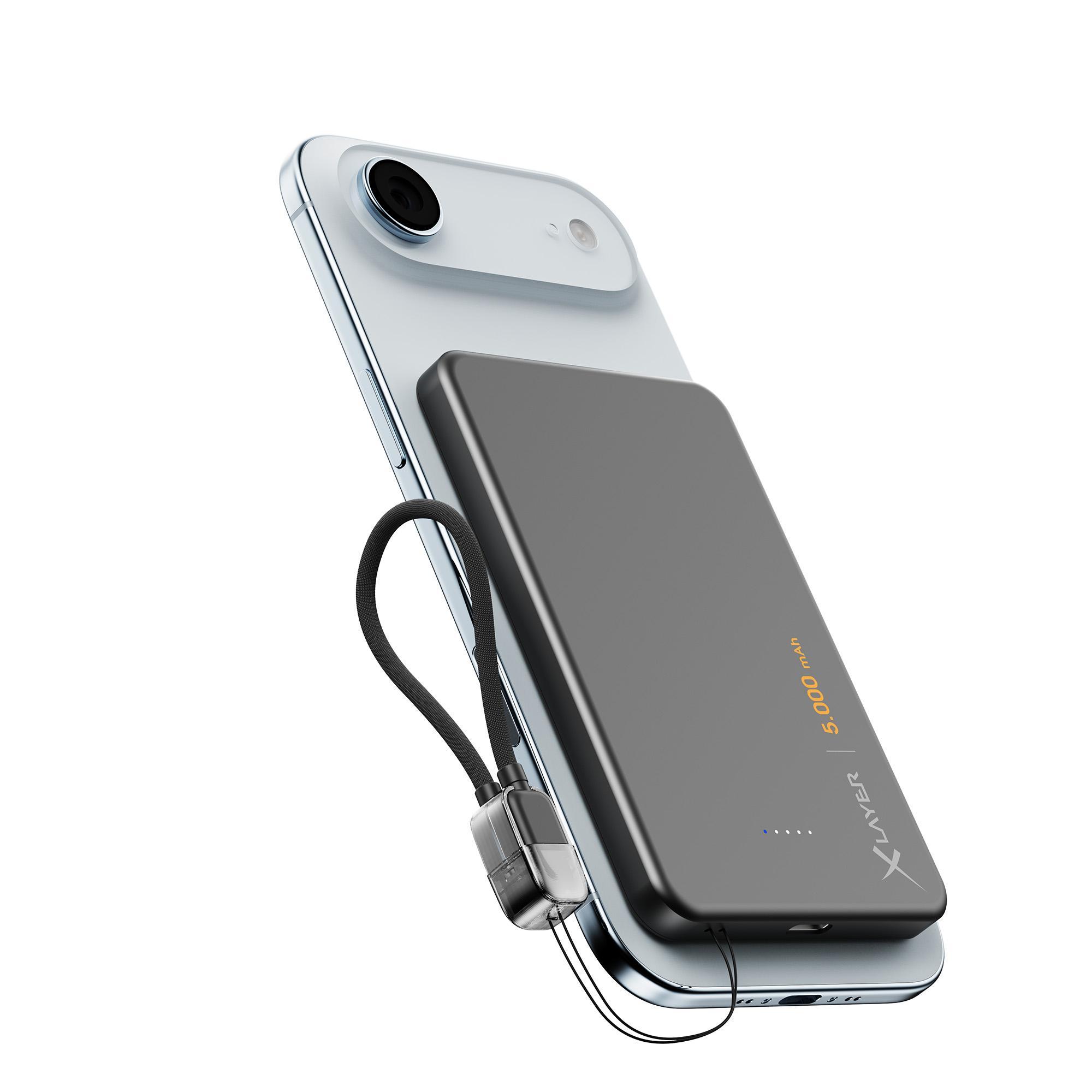 XLayer MagFix Pro Powerbank Ultra Slim 10.000 mAh schwarz