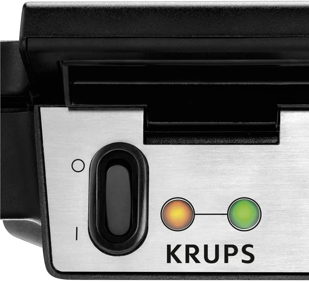 Krups FDK 251 Waffeleisen schwarz/Edelstahl