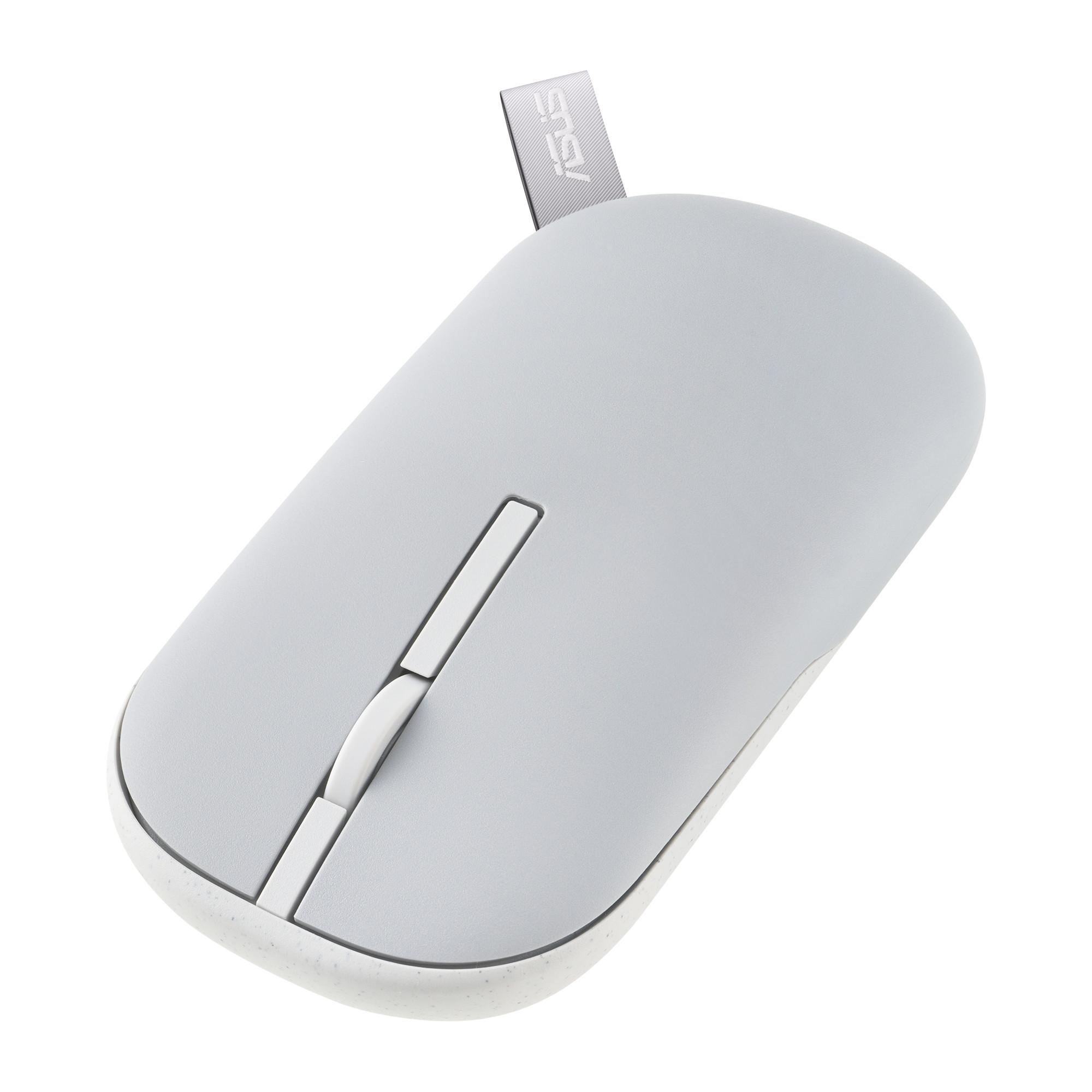 ASUS Marshmallow leise kabellose Bluetooth® Maus MD100 Lite Grau