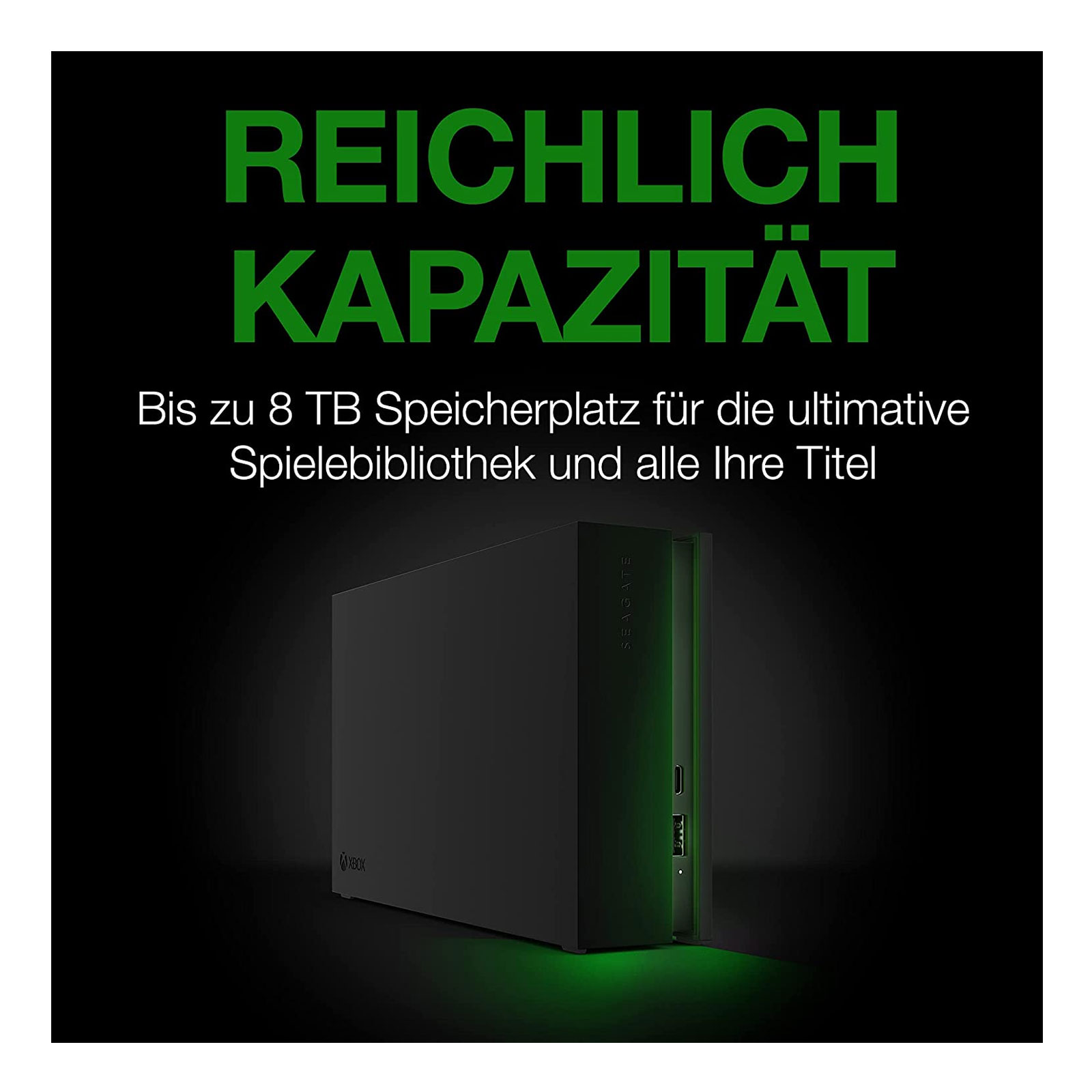 Seagate Game Drive für Xbox Hub 8TB Externe HDD Festplatte