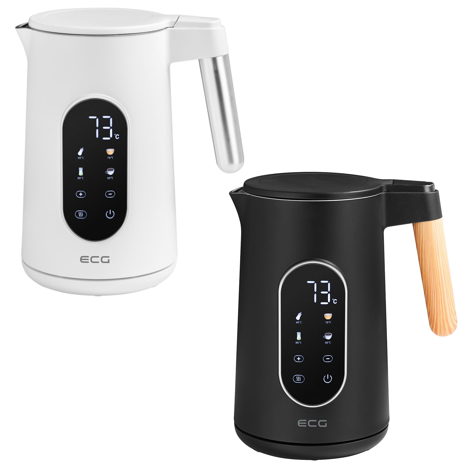 ECG RK 1799 Smart White Wasserkocher