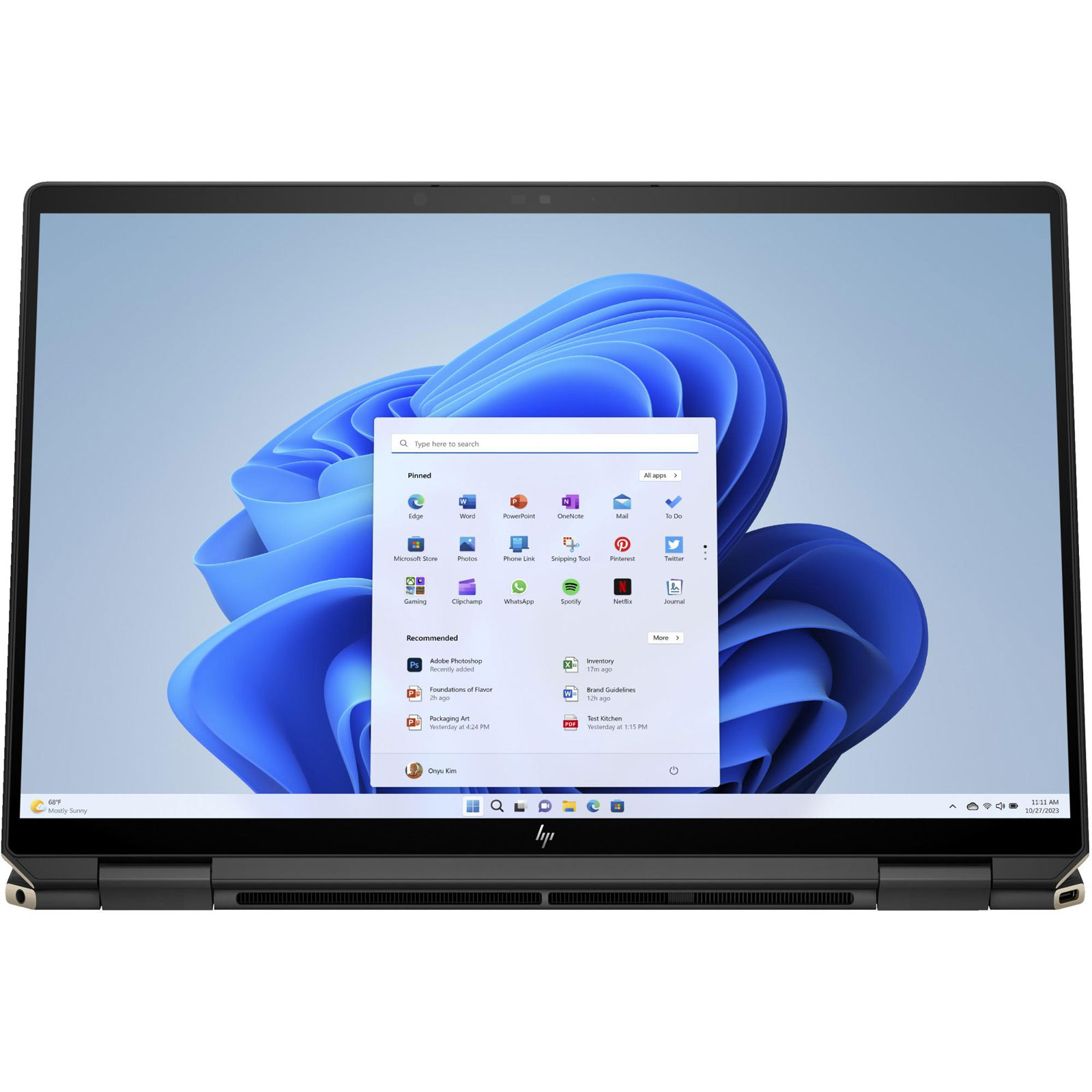 HP Spectre x360 2-in-1 Laptop 14-eu0675ng, 14 Zoll, 2.8K, Intel Core Ultra 7 155H, 32 GB, 1 TB M.2 SSD