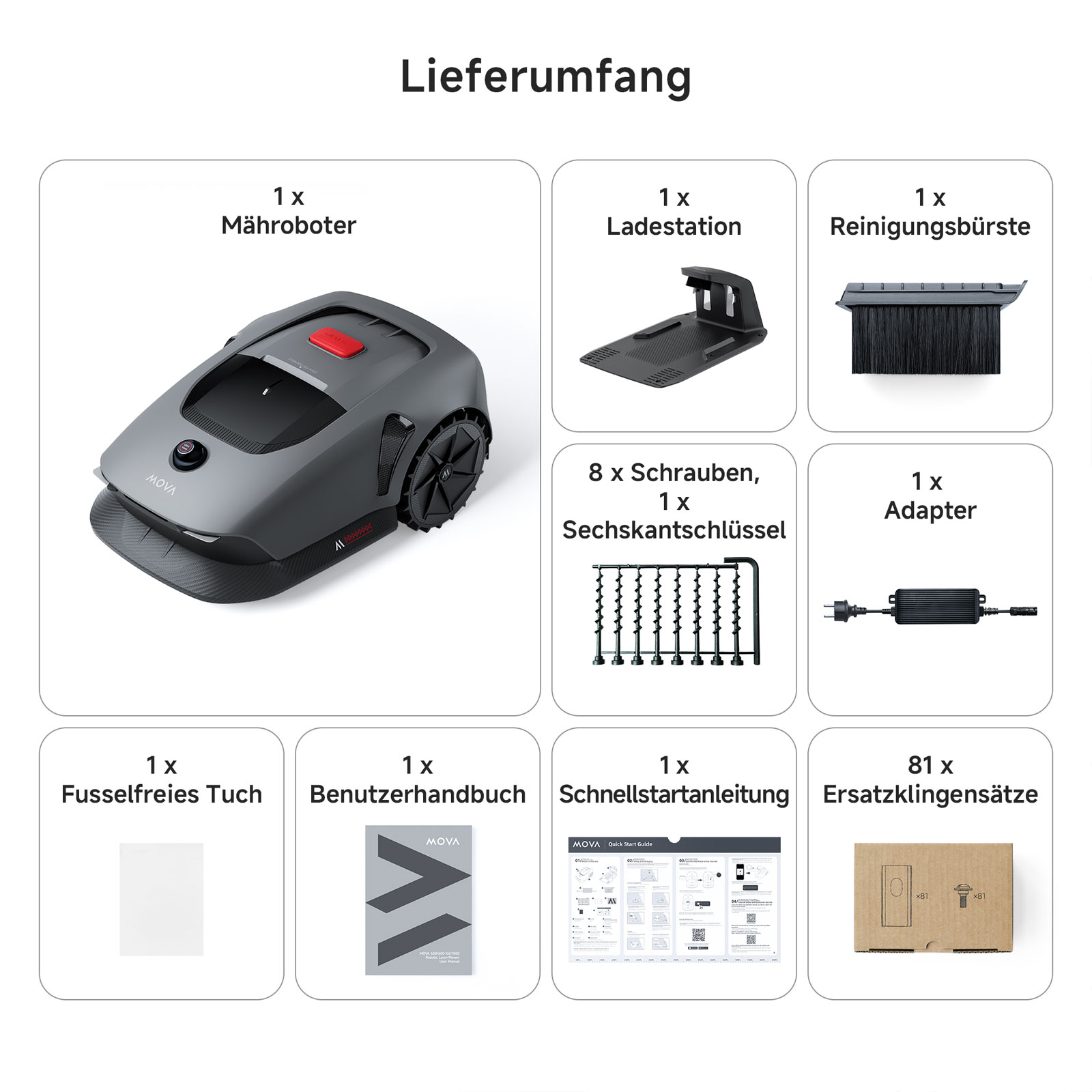 Dreame Mova 600 Kit Rasenmähroboter