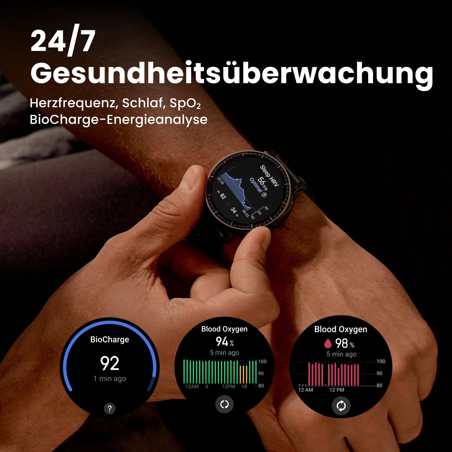 Amazfit Active Max Smartwatch 1,5" AMOLED-Display