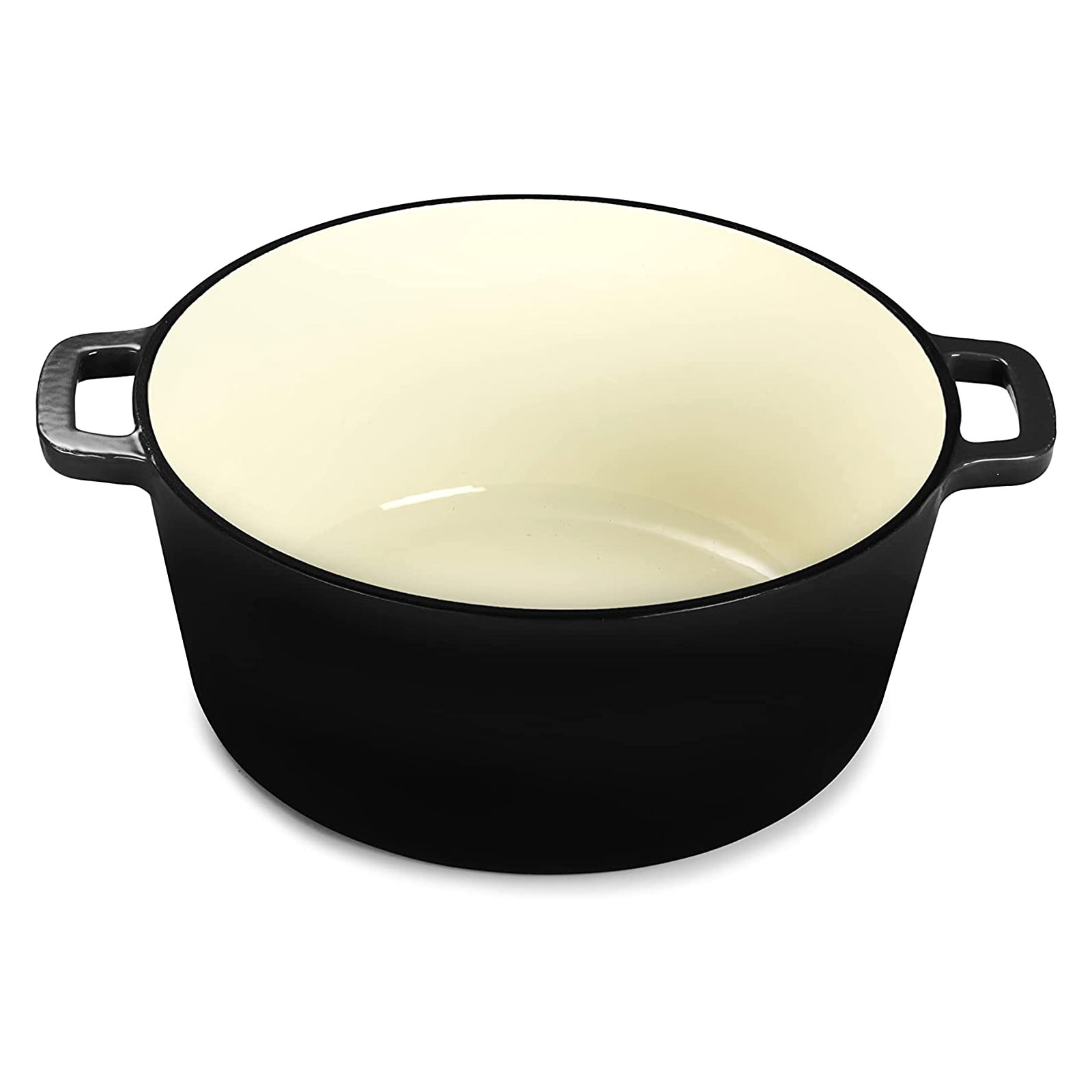 Echtwerk Schmortopf Servierpfanne 2-in-1 Set Gusseisen Bräter mit Deckel Traditioneller Gusseisentopf 